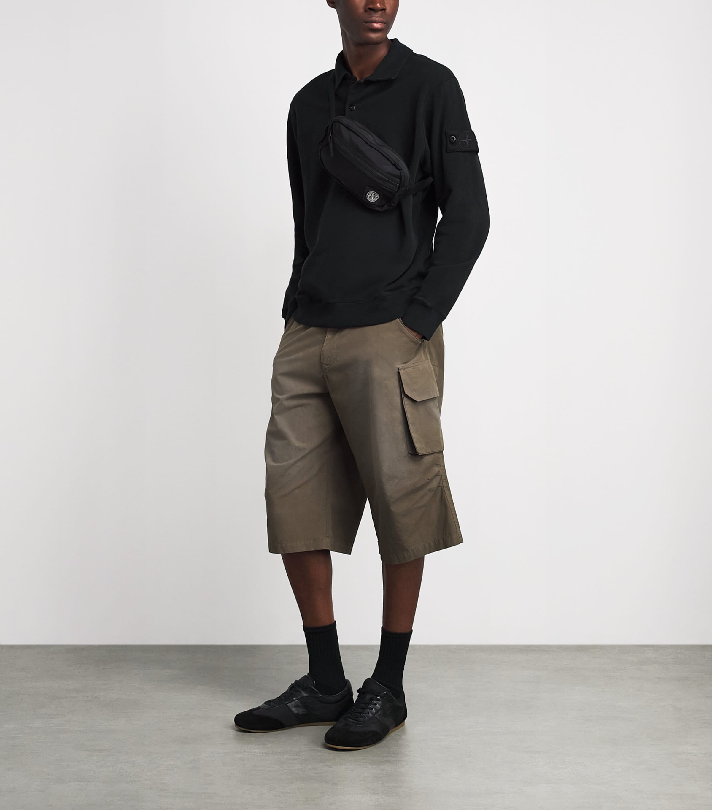 Stone Island Mens Organic Cotton Polo Shirt Image 2