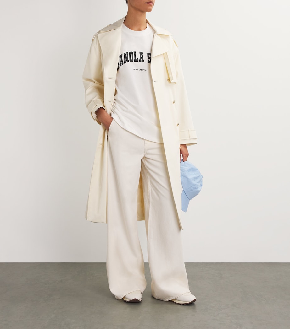 Cotton Oversized T-Shirt WHITE Image 2