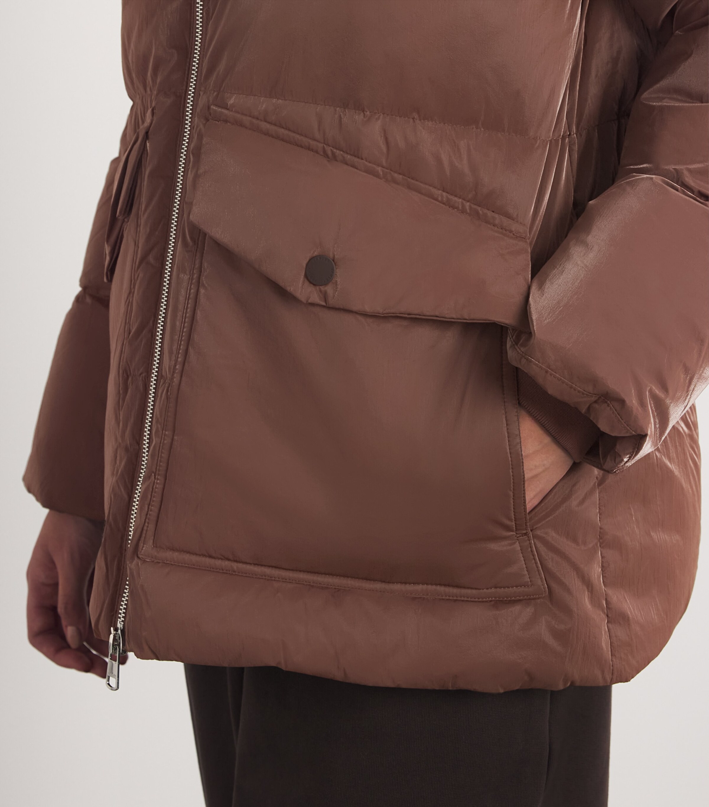 Down Fullerton Puffer Jacket FRENCH ROAST Image 6