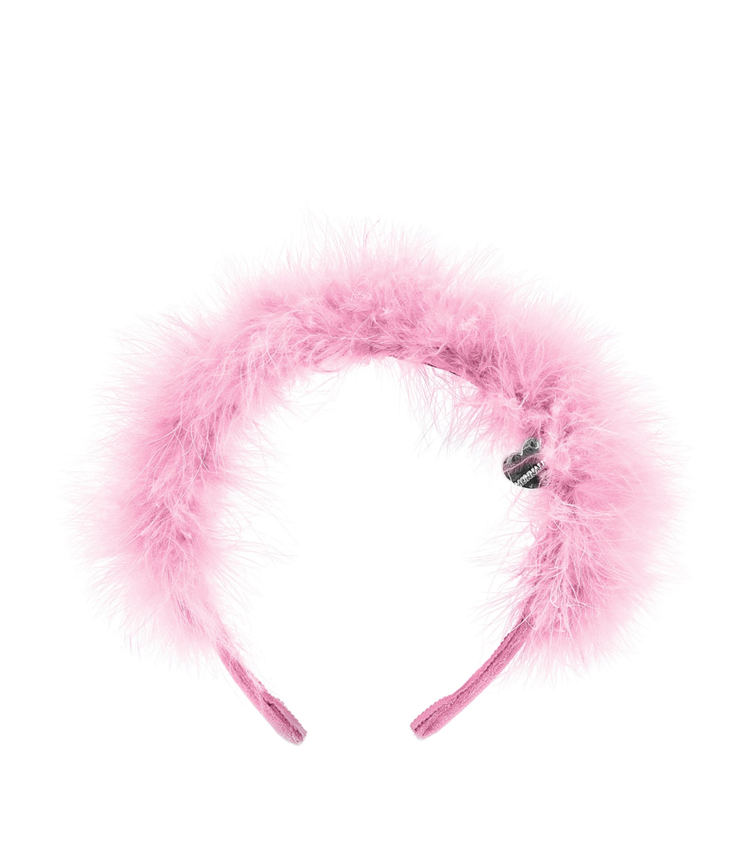 Monnalisa Kids' Feather-trim Headband In Pink