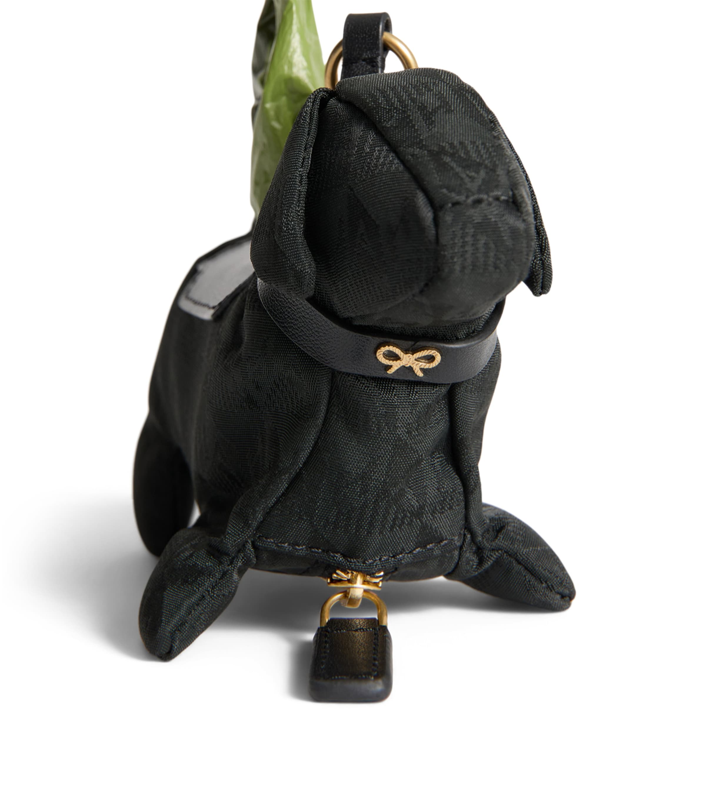 Logo Dog Bag Charm BLACK Image 6