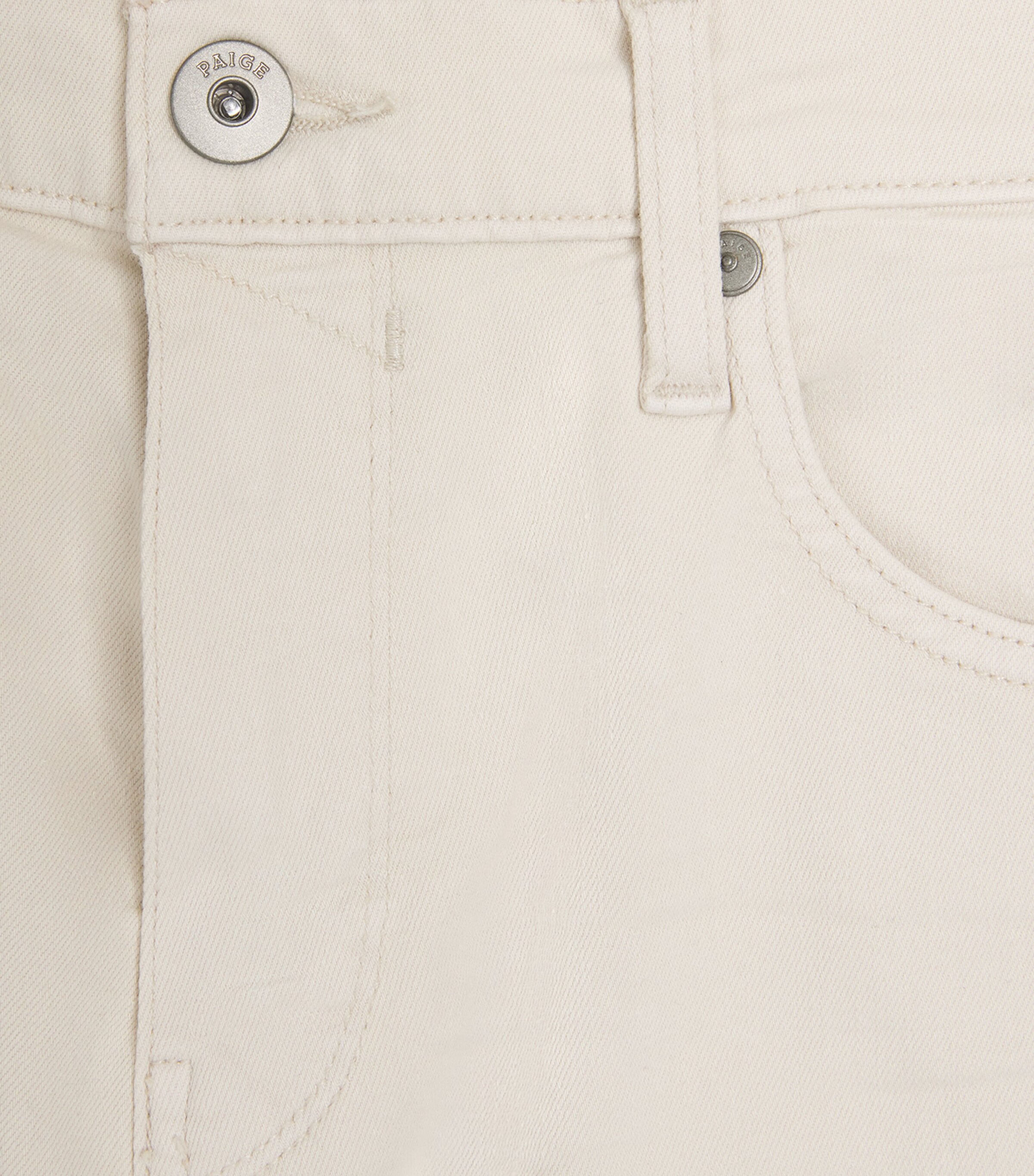 PAIGE Mens Normandie Straight Jeans Sea Shell Image 6
