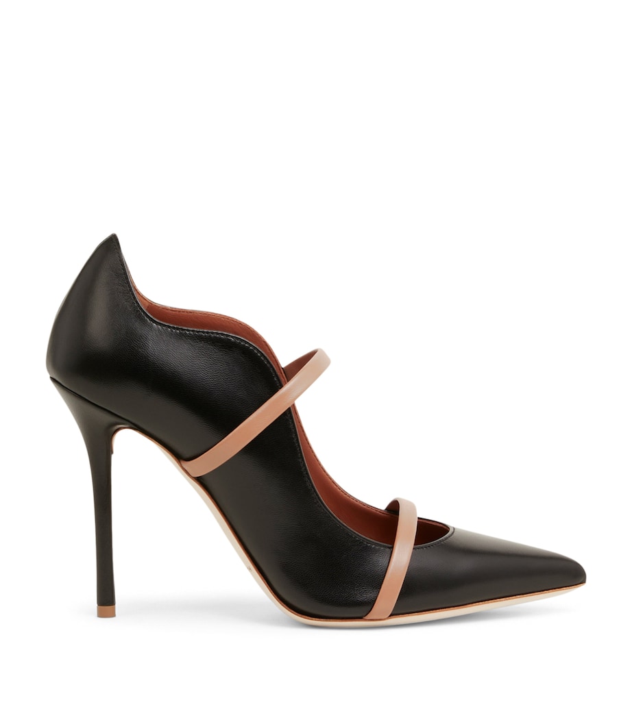 Malone Souliers Leather Maureen Pumps 100 Black Image 1