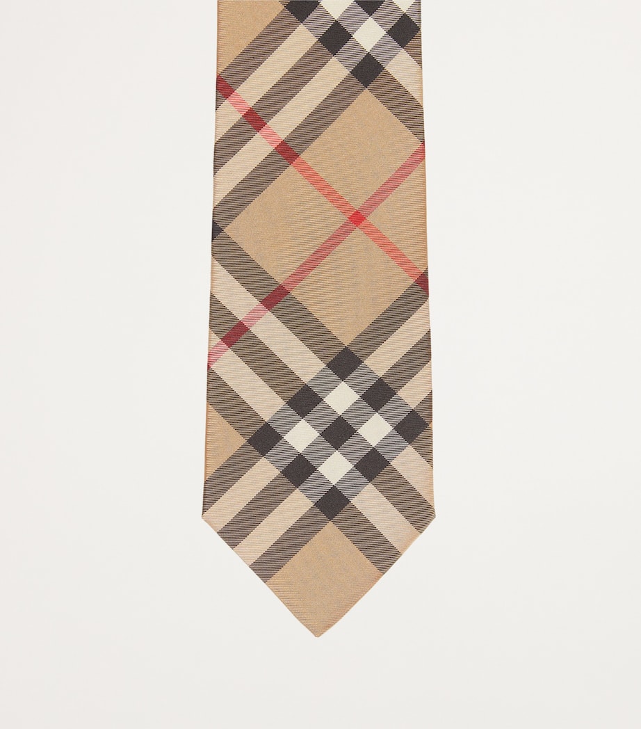 Silk Vintage Check Tie ARCHIVE BEIGE Image 5