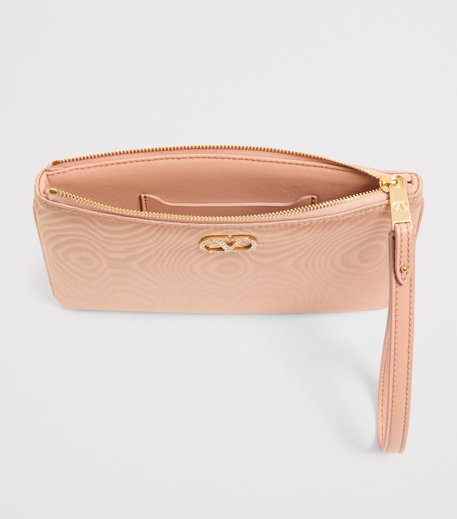 Valentino Garavani Small Moiré Pouch Image 5