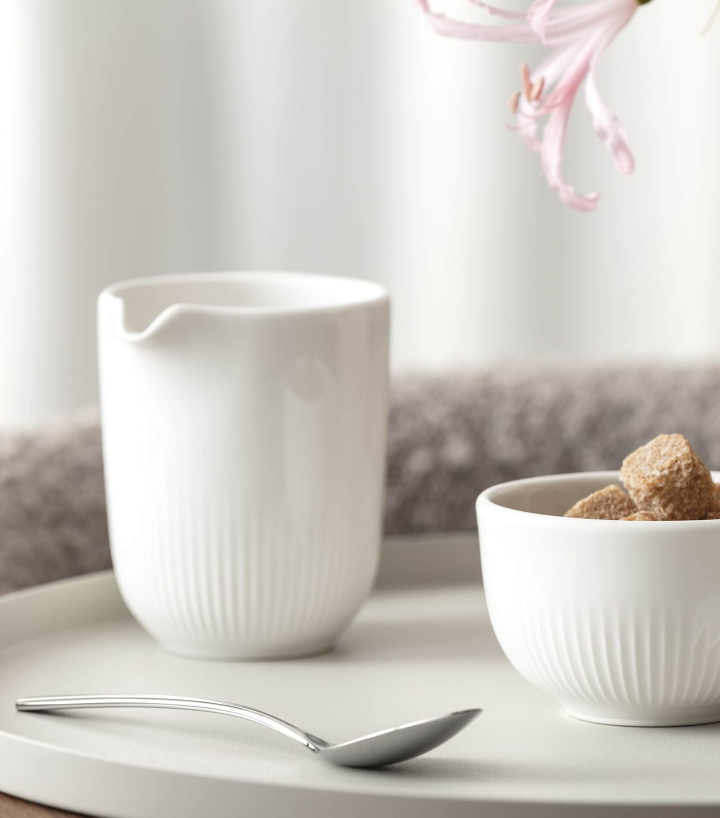 Porcelain Afina Cream Jug (170ml) WHITE Image 3