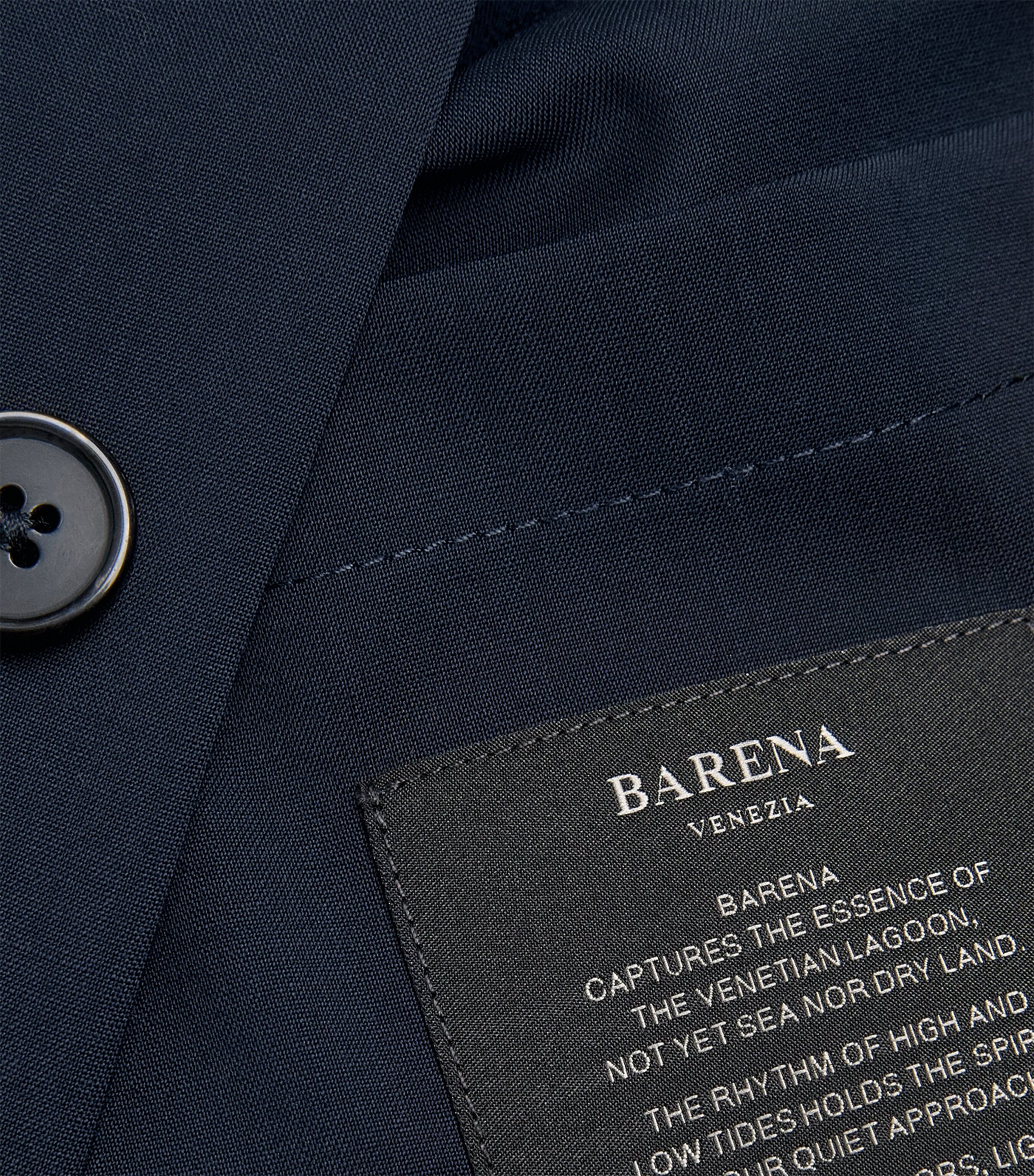 Tropical Virgin Wool Overshirt 170 NAVY Image 5