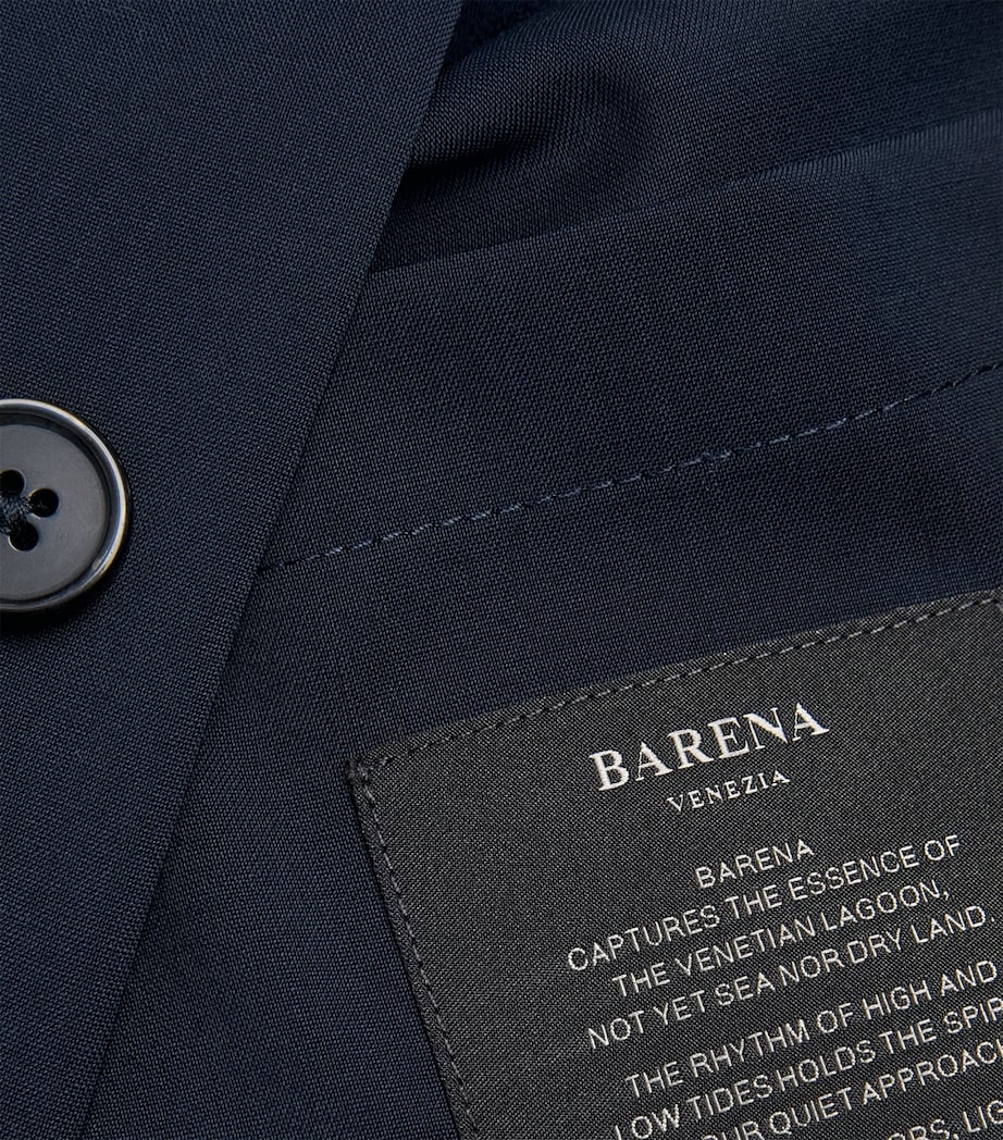 Tropical Virgin Wool Overshirt 170 NAVY Image 5