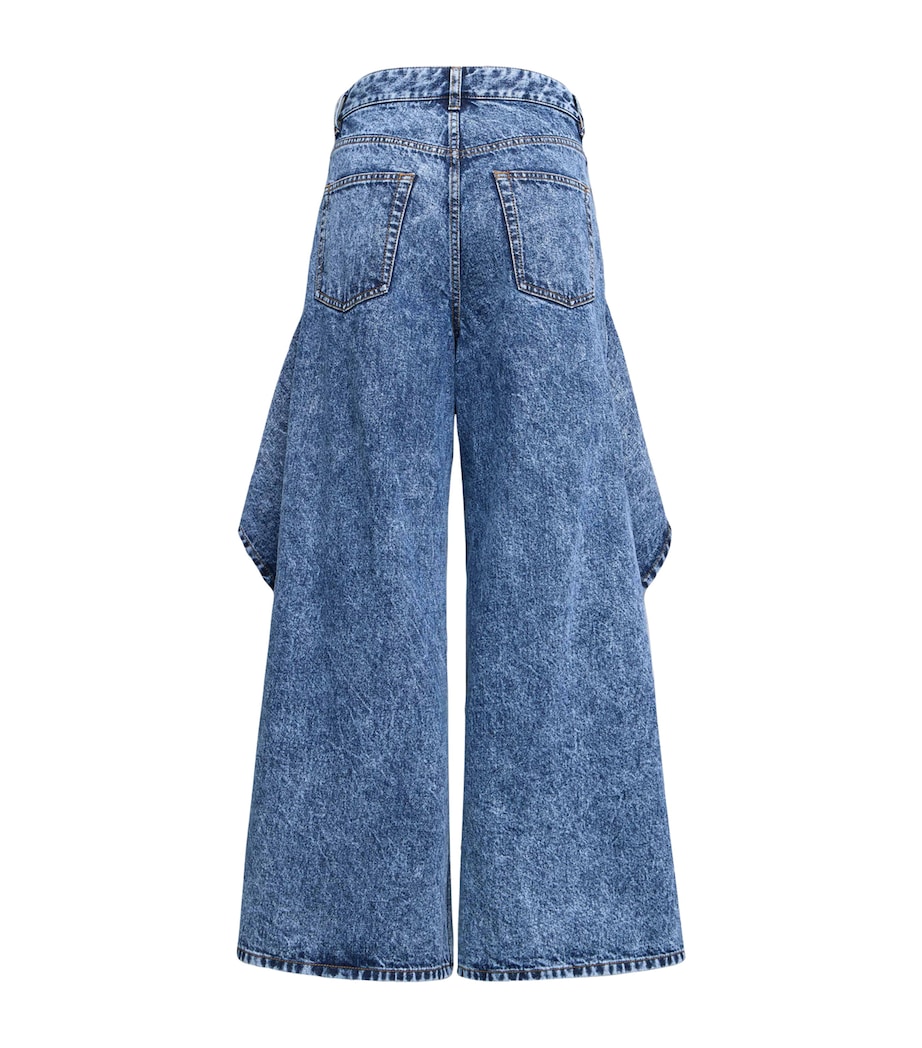 Ruffled Split Jeans BLEU NEIGE Image 2