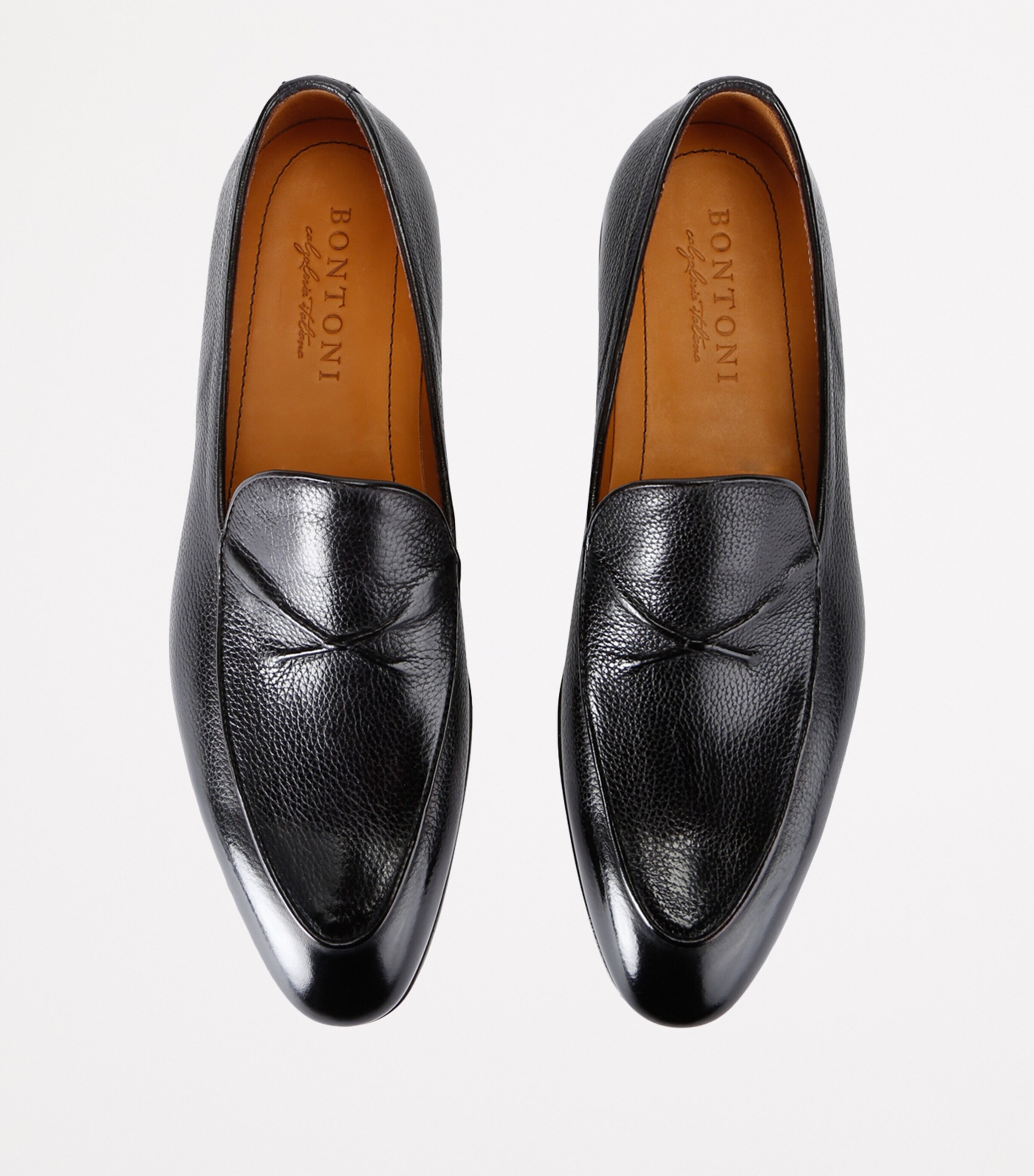 Leather Garbato Loafers BLACK/COMB Image 4