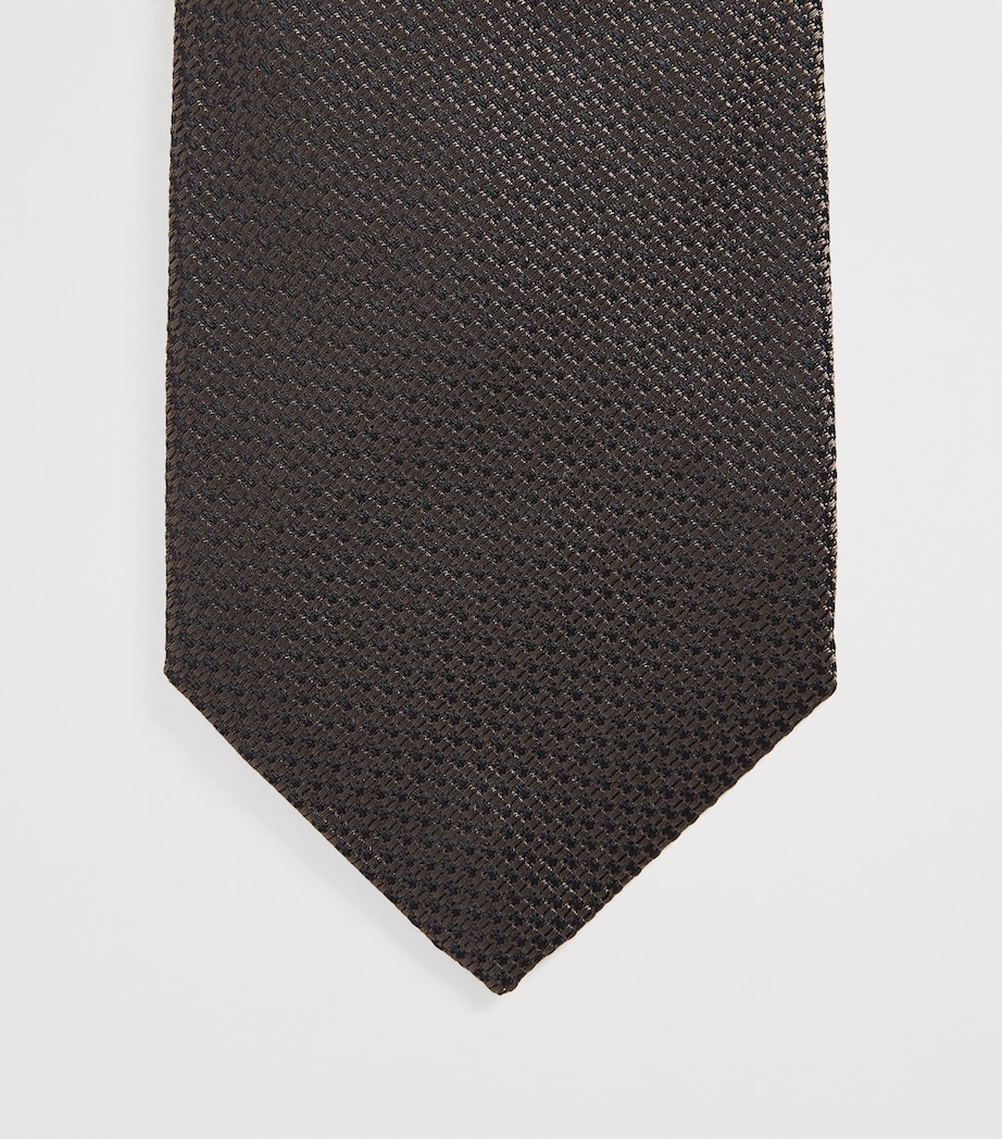 Isaia Silk Seven-Fold Tie Image 3