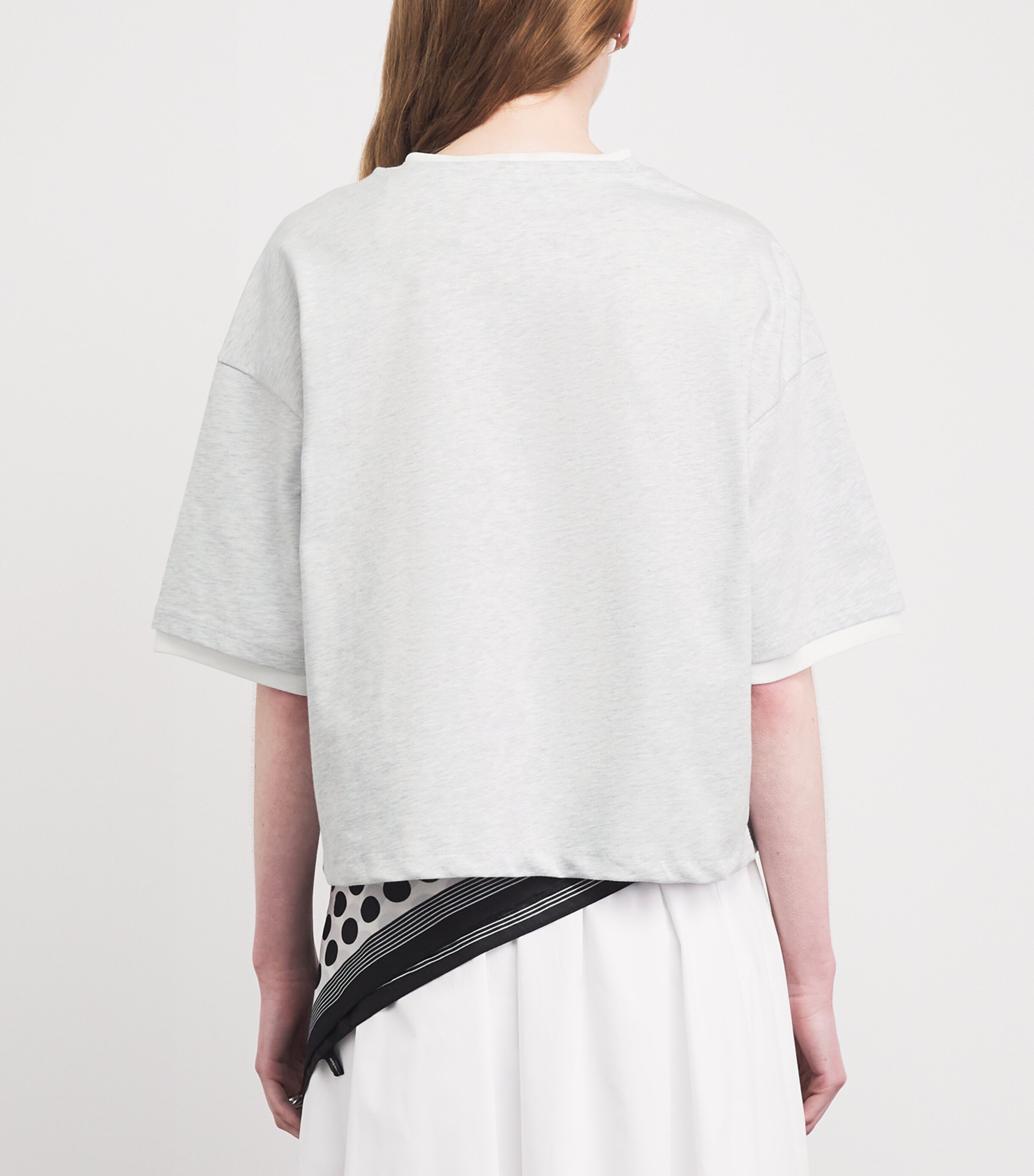 Sandro Paris Womens Cotton Logo T-Shirt Grey Image 5