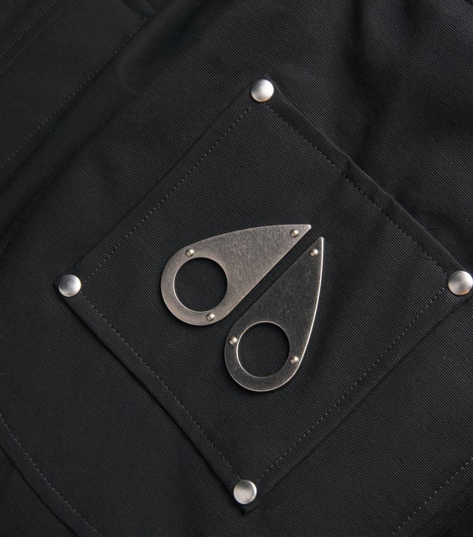 Down Original Ballistic Bomber Jacket BLK W/NAT SH - 1001 Image 5