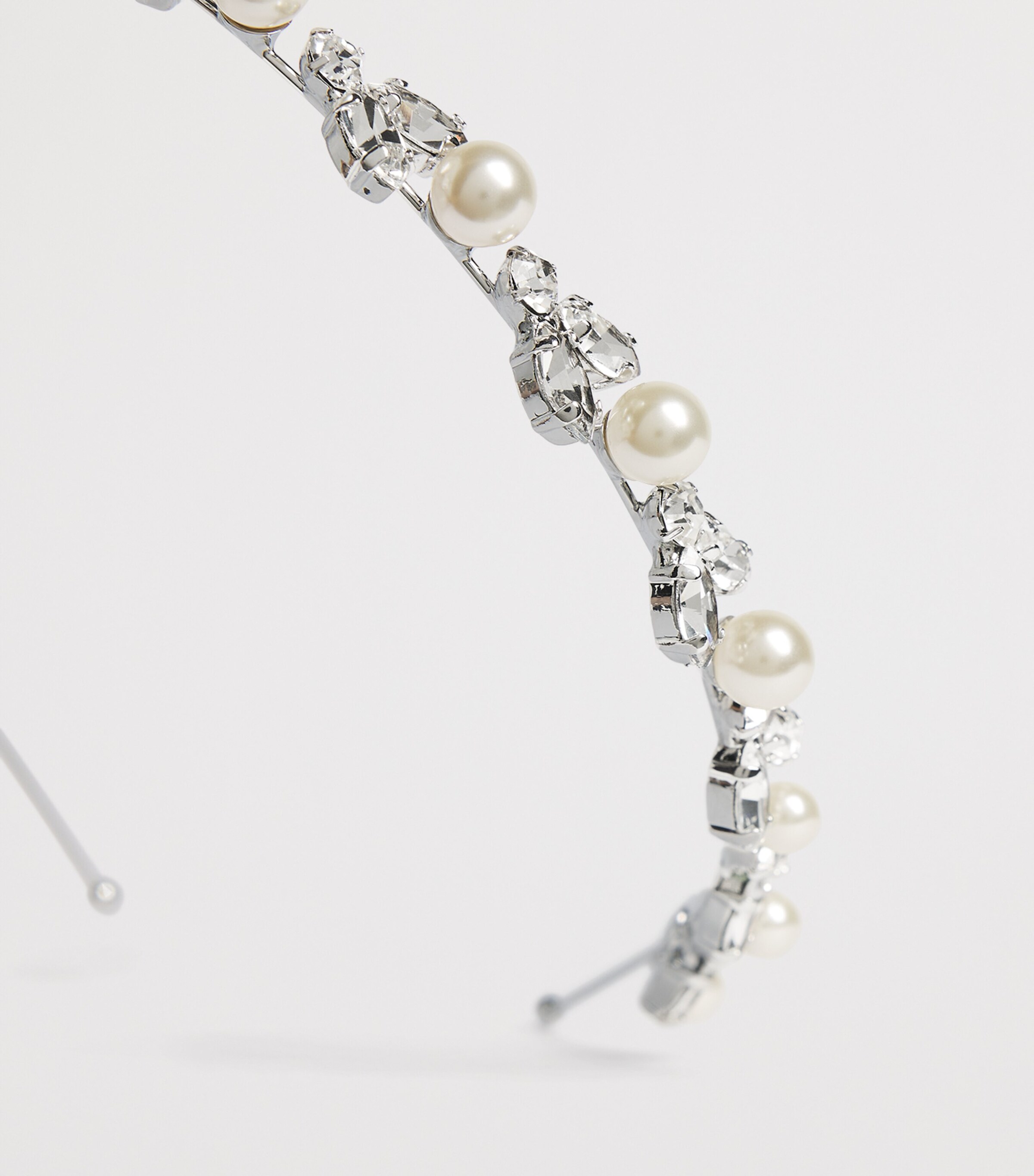 Jennifer Behr Embellished Crystal Pearl Kamila Headband Crystal Pearl Image 5