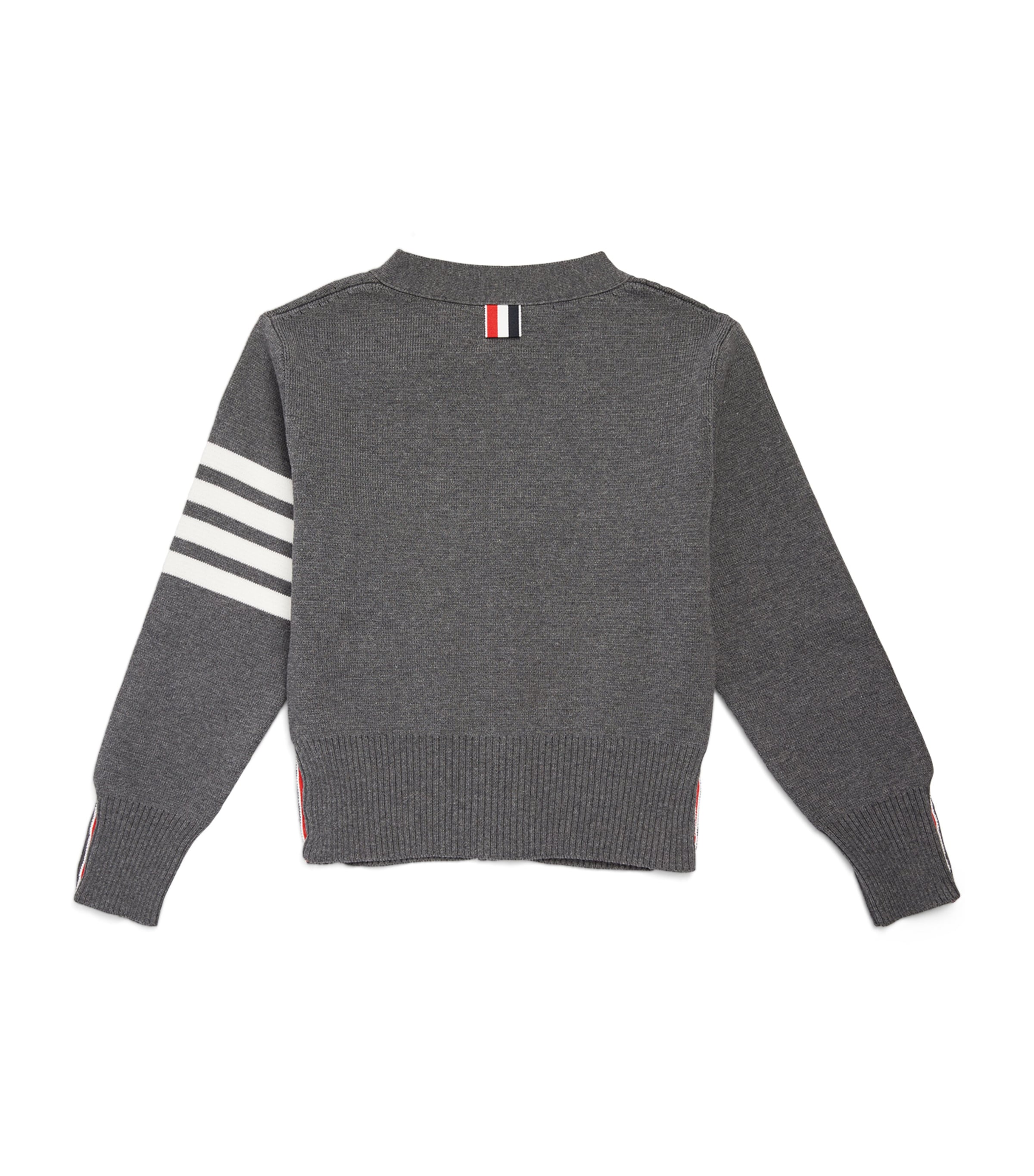 Thom Browne Kids Milano-Stitch 4-Bar Cardigan (2-12 Years