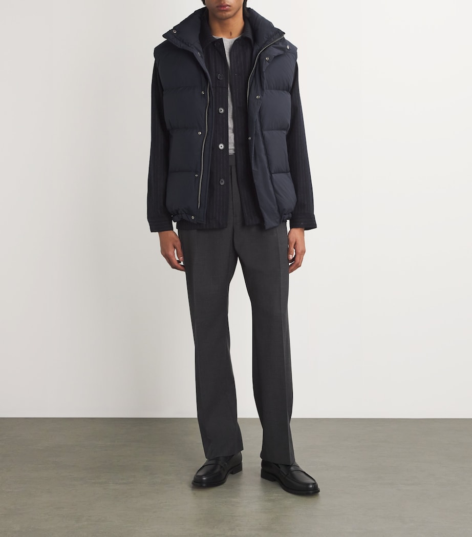 Down Matthew Gilet 200 NAVY BLUE Image 2