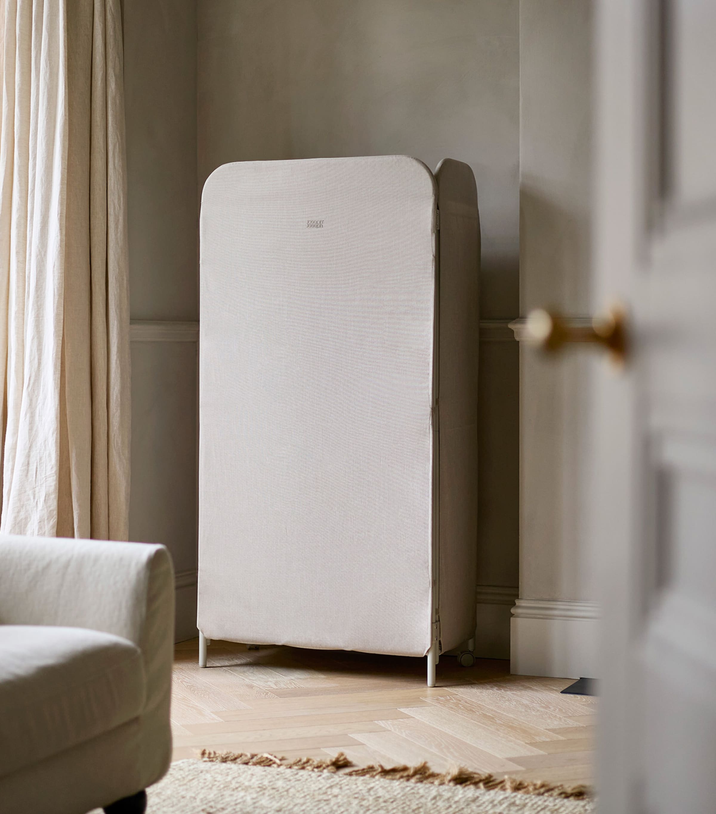 3-Tier Eclipse Clothes Airer with Screen ECRU Image 2