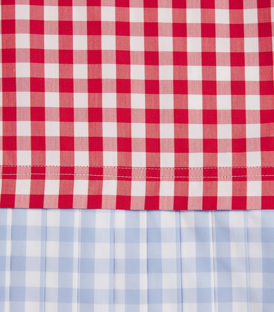 Thom Browne Kids Red Gingham Pleated Dress (2-12 Years) | Harrods US Thom Browne Kids Red Gingham Pleated Dress (2-12 Years) | Harrods US
