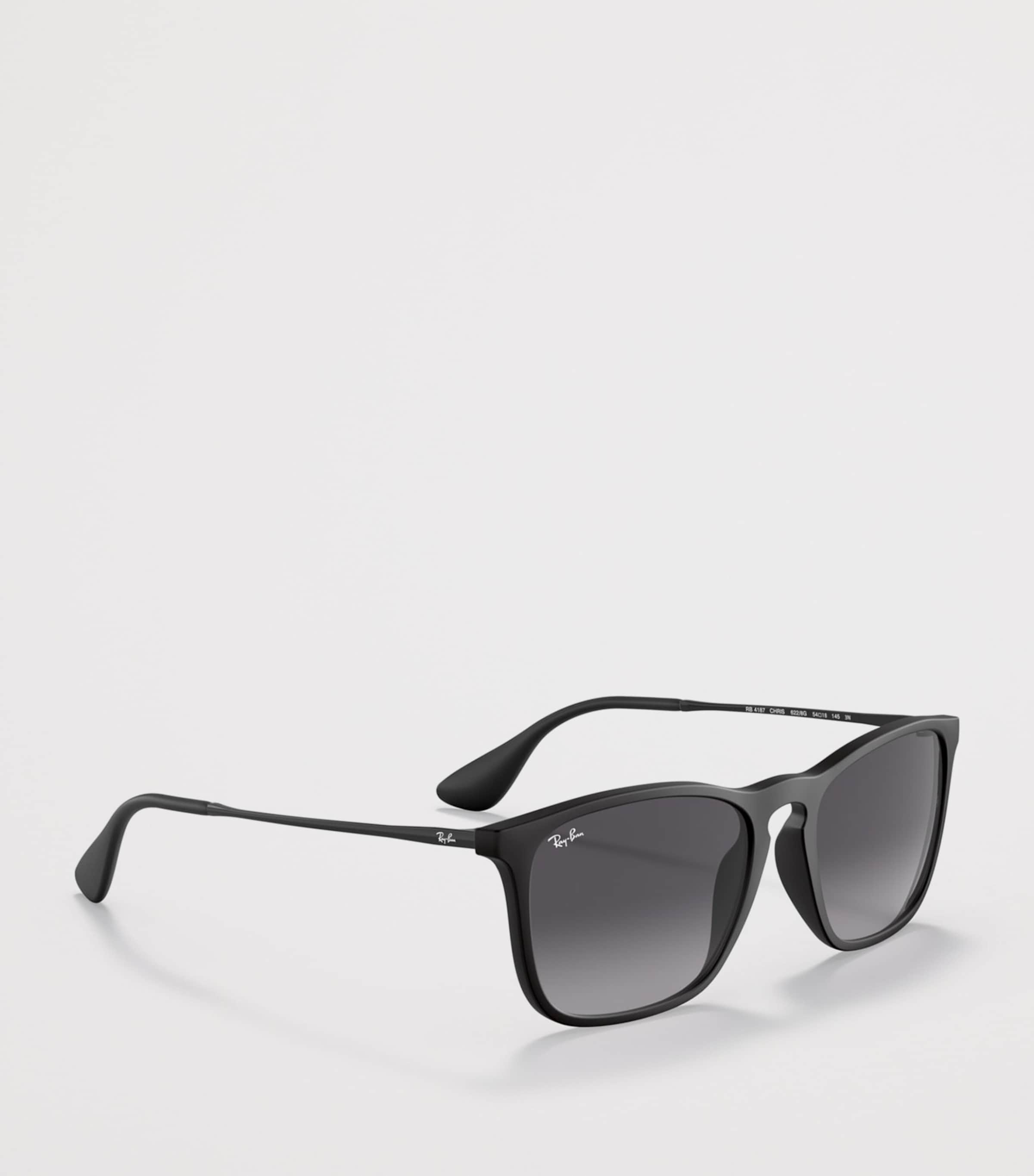 Ray-Ban Chris Square Sunglasses Black Image 6