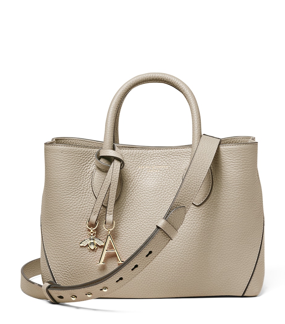 Aspinal Of London Medium London Tote Bag Dove Grey Image 1