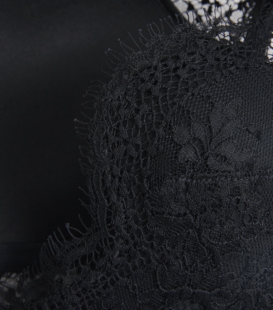 Lace Seduce U-Plunge Frankie Bra 0100 BLACK Image 4