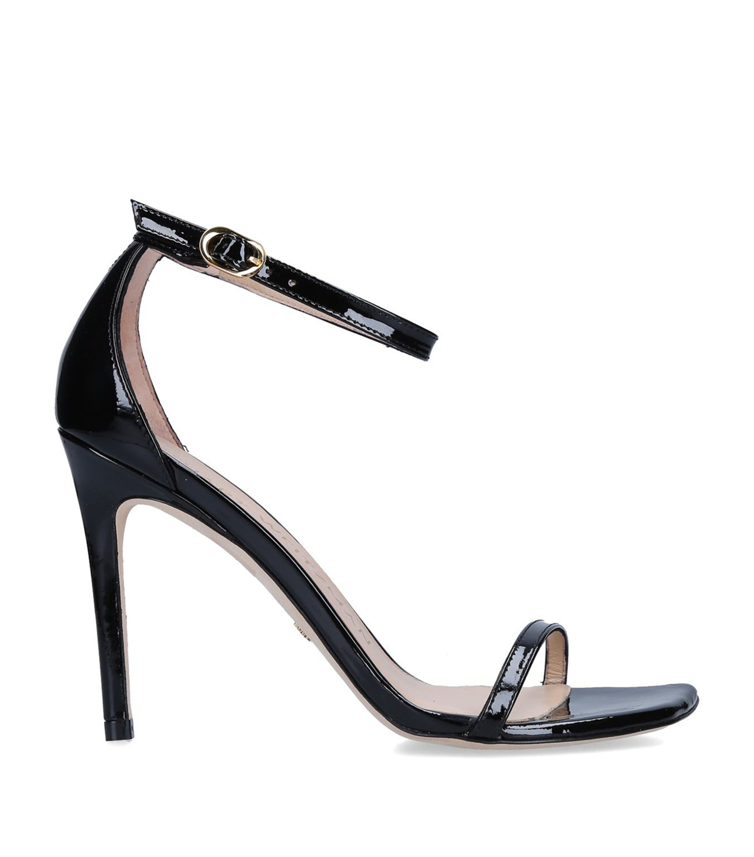 Leather Nudistcurve Sandals 100 BLACK Image 3