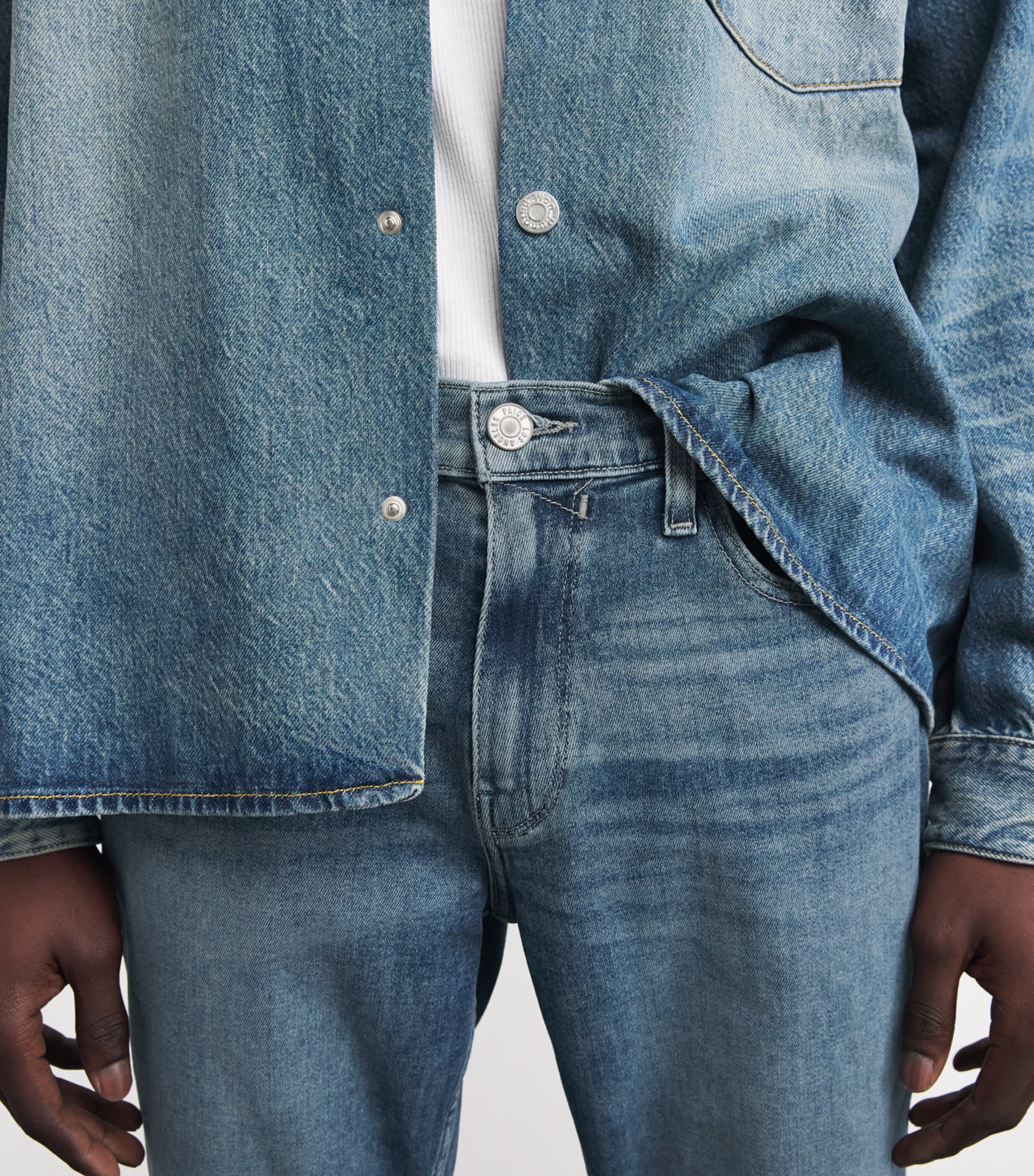 PAIGE Vintage Federal Slim-Straight Jeans Keppler Image 3