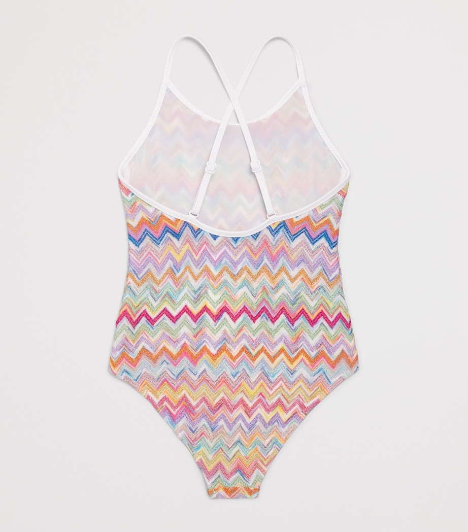 Missoni Kids Ruffled Zigzag Swimsuit (4-14 Years) Image 2