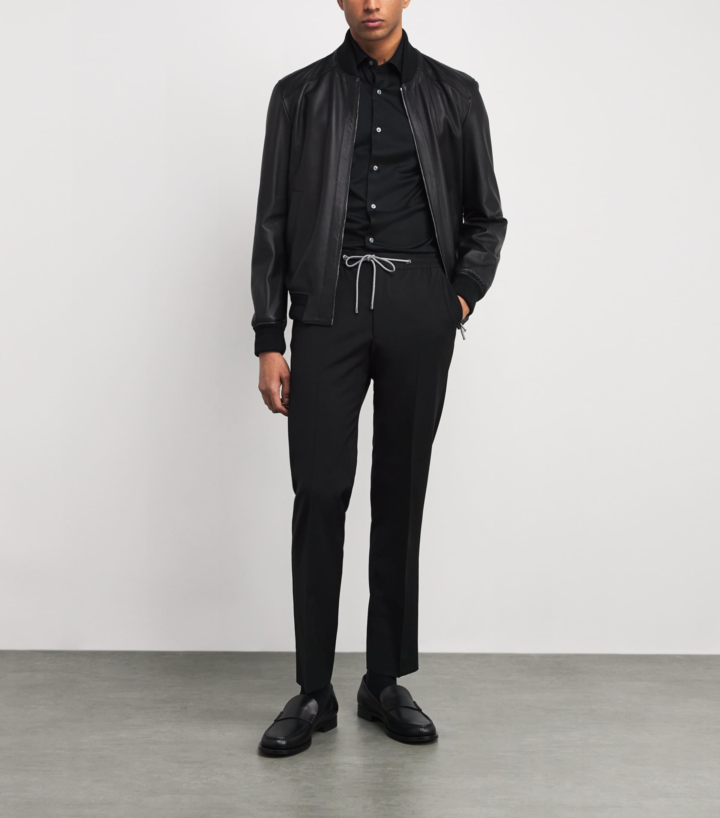 Cotton Effortless Shirt 20 BLACK Image 2