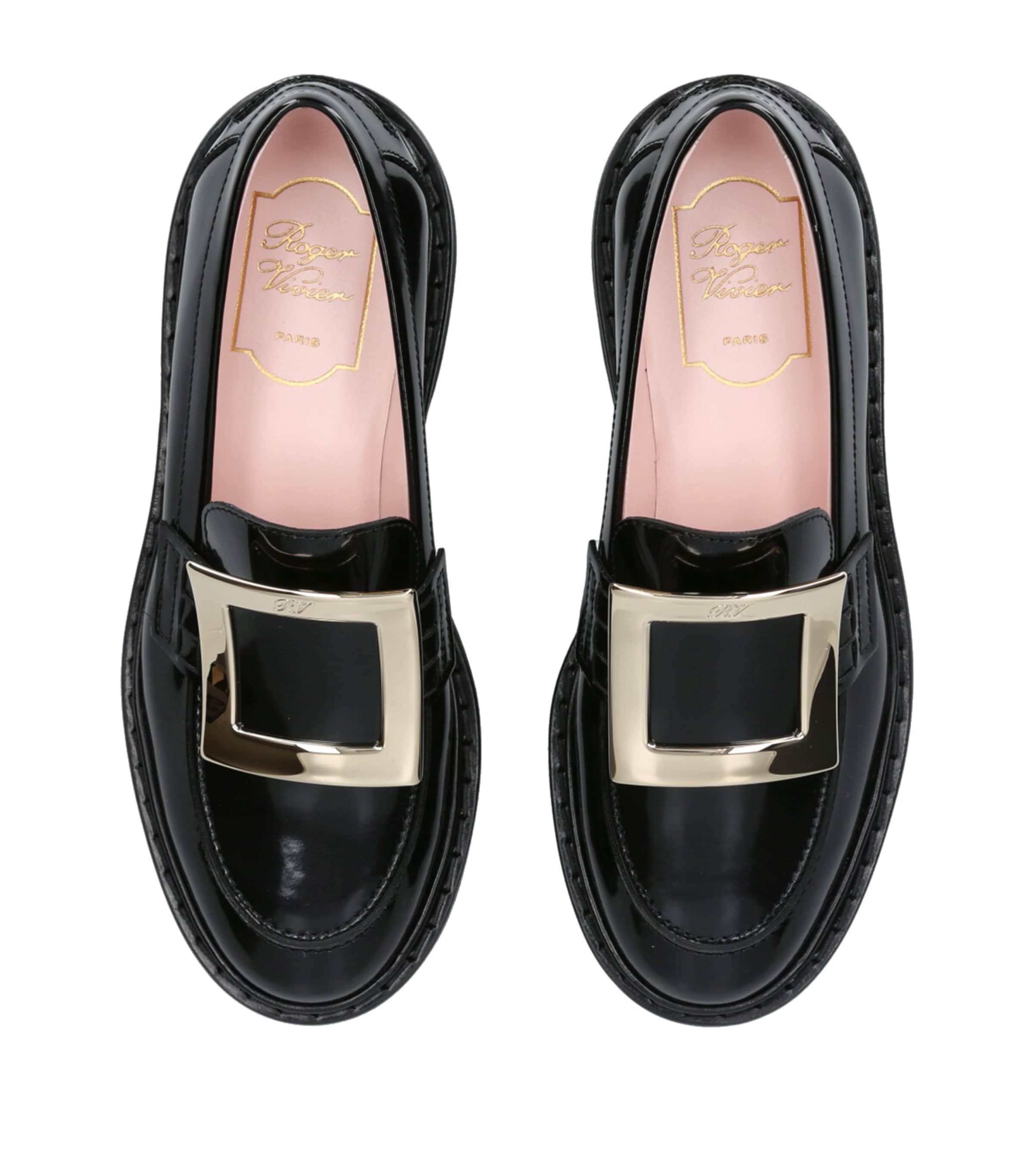 Roger Vivier Leather Viv' Rangers Loafers | Harrods US