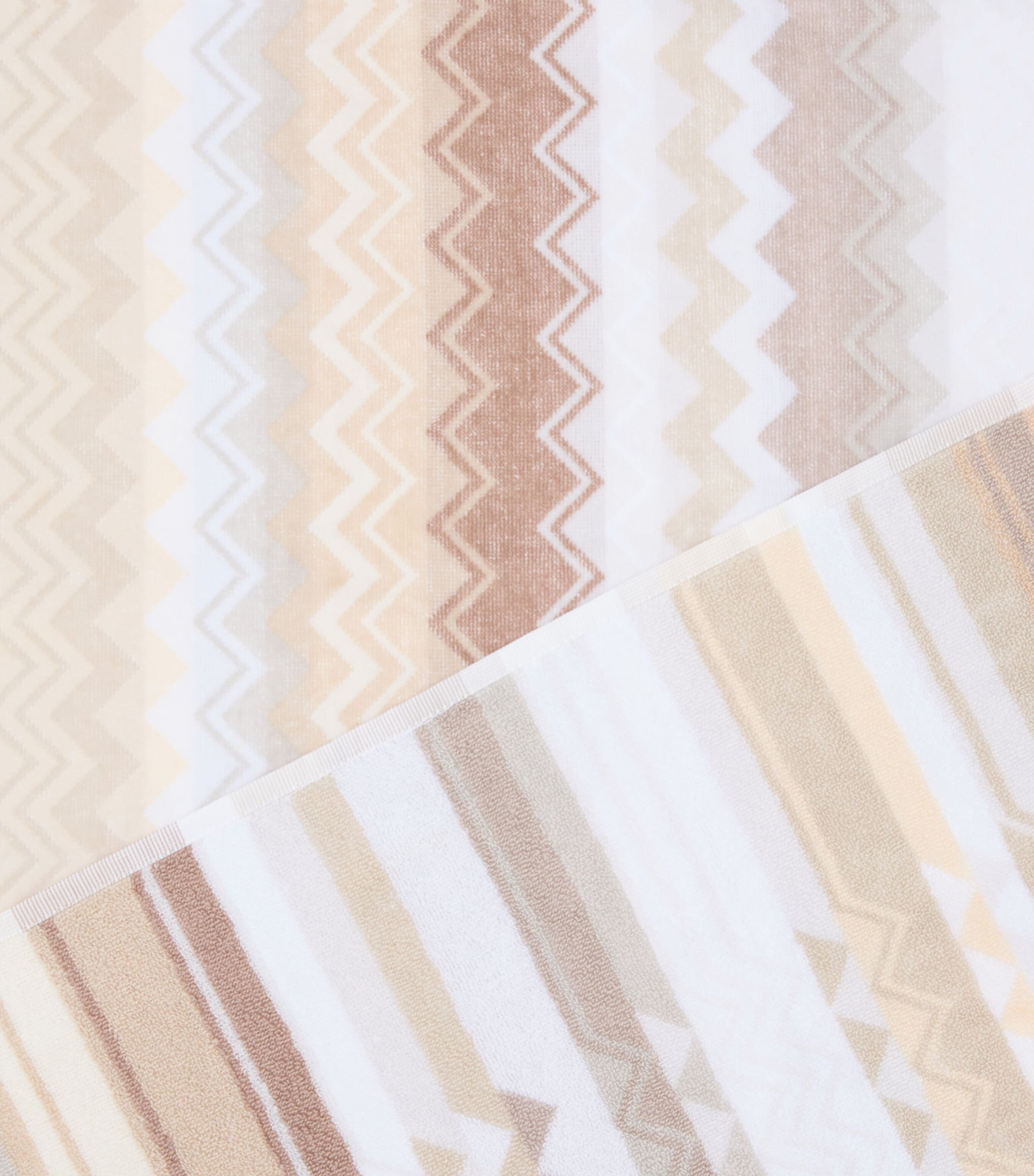 Missoni Home Giacomo Bath Sheet (100cm x 150cm) Natural Image 2