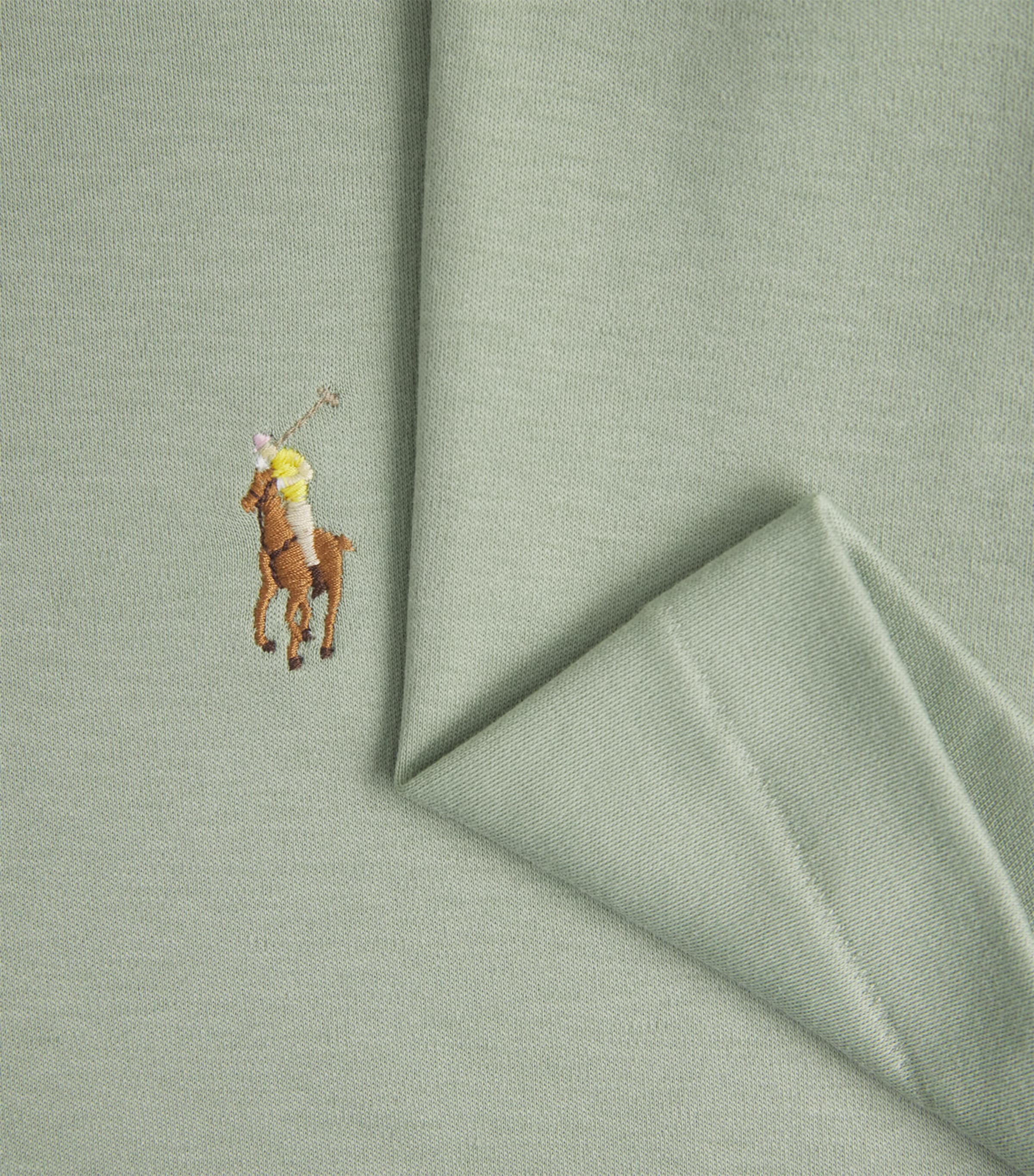 Polo Ralph Lauren Mens Pima Cotton Polo Pony T-Shirt Light Green Image 6