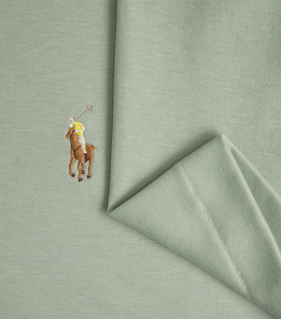 Polo Ralph Lauren Mens Pima Cotton Polo Pony T-Shirt Light Green Image 6