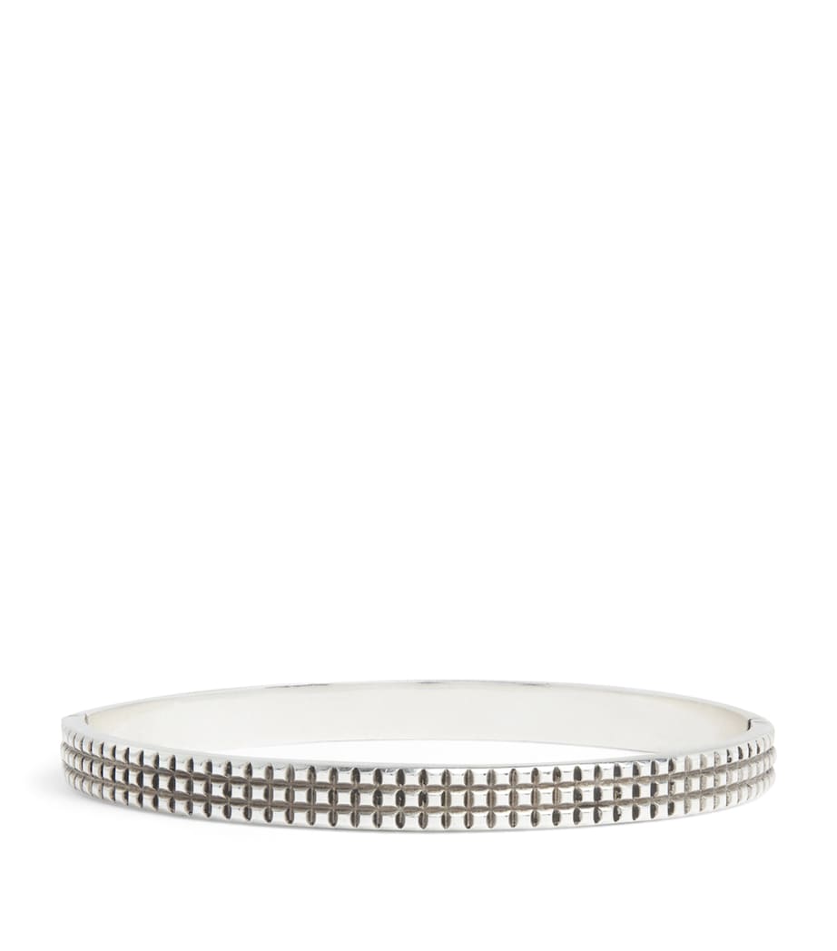 Sterling Silver Hobnail Bracelet 040SILVER Image 1