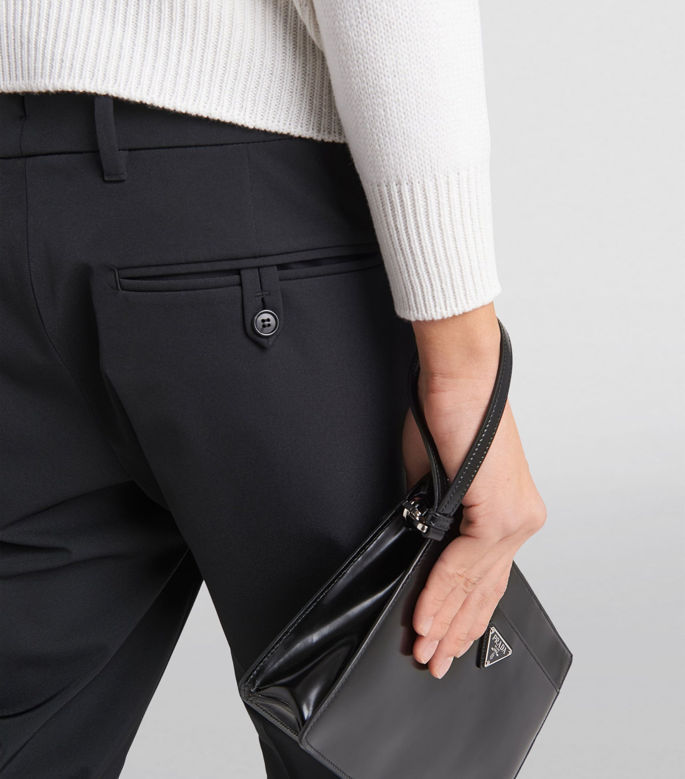 Stretch Slim Trousers F0002 Image 5