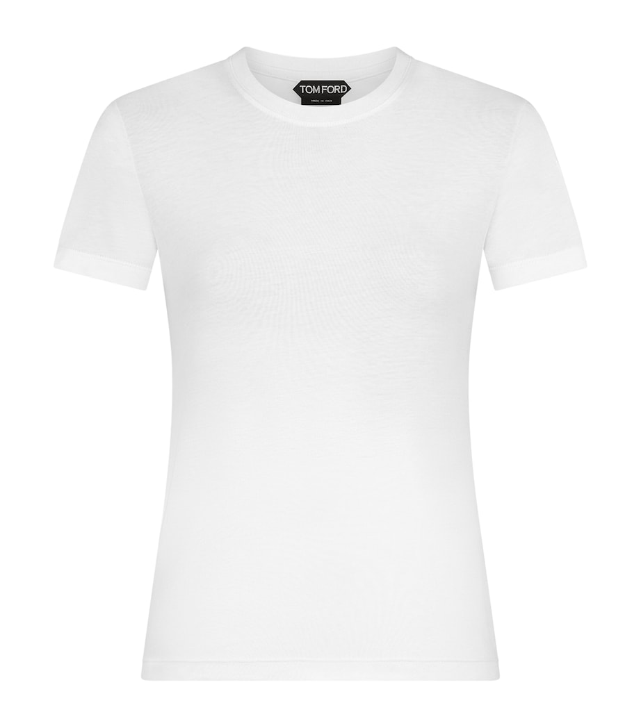 TOM FORD Womens Cotton T-Shirt Waa Image 1