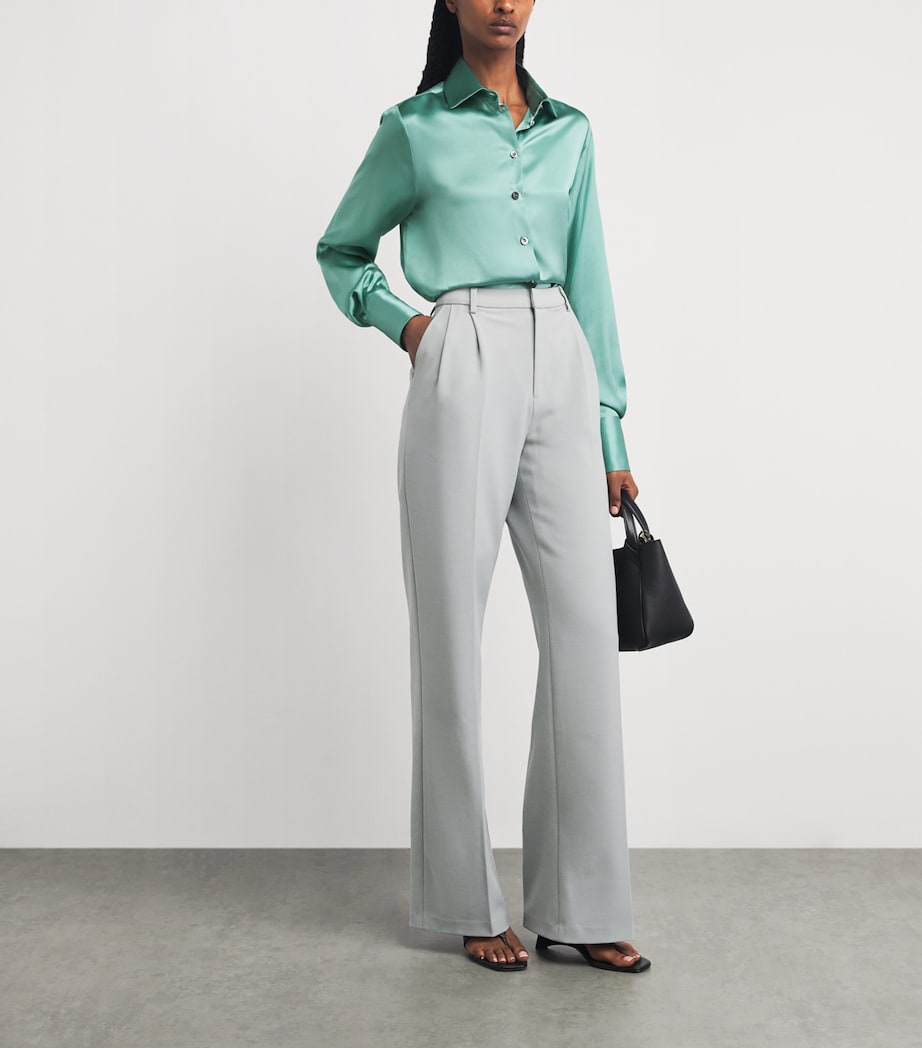 Eleventy Womens Silk Long-Sleeve Shirt Giada Image 2