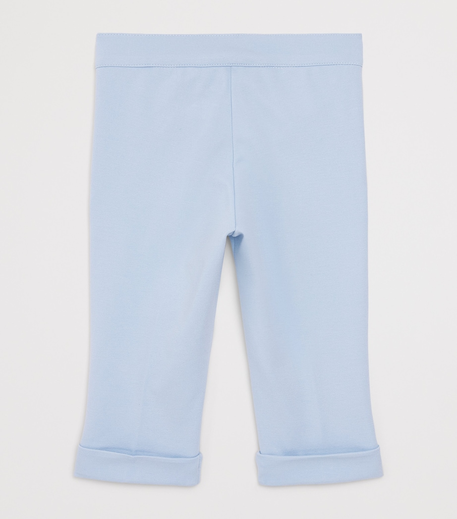 Bimbalo Woven Button-Up Trousers (1 Month-4 Years) Pale Blue Image 2
