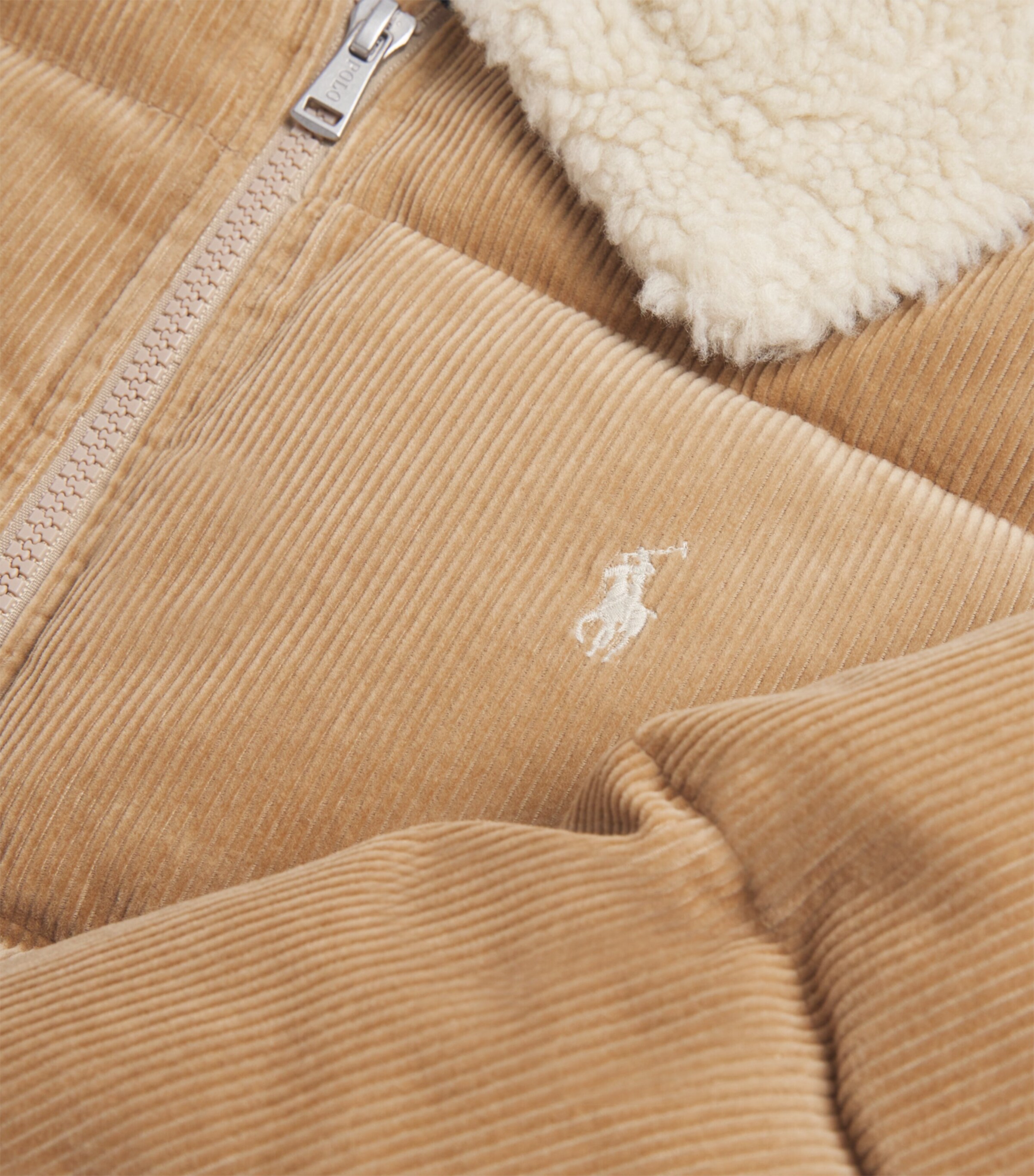 Cotton Corduroy Bomber Jacket (7-14 Years) KHAKI Image 3