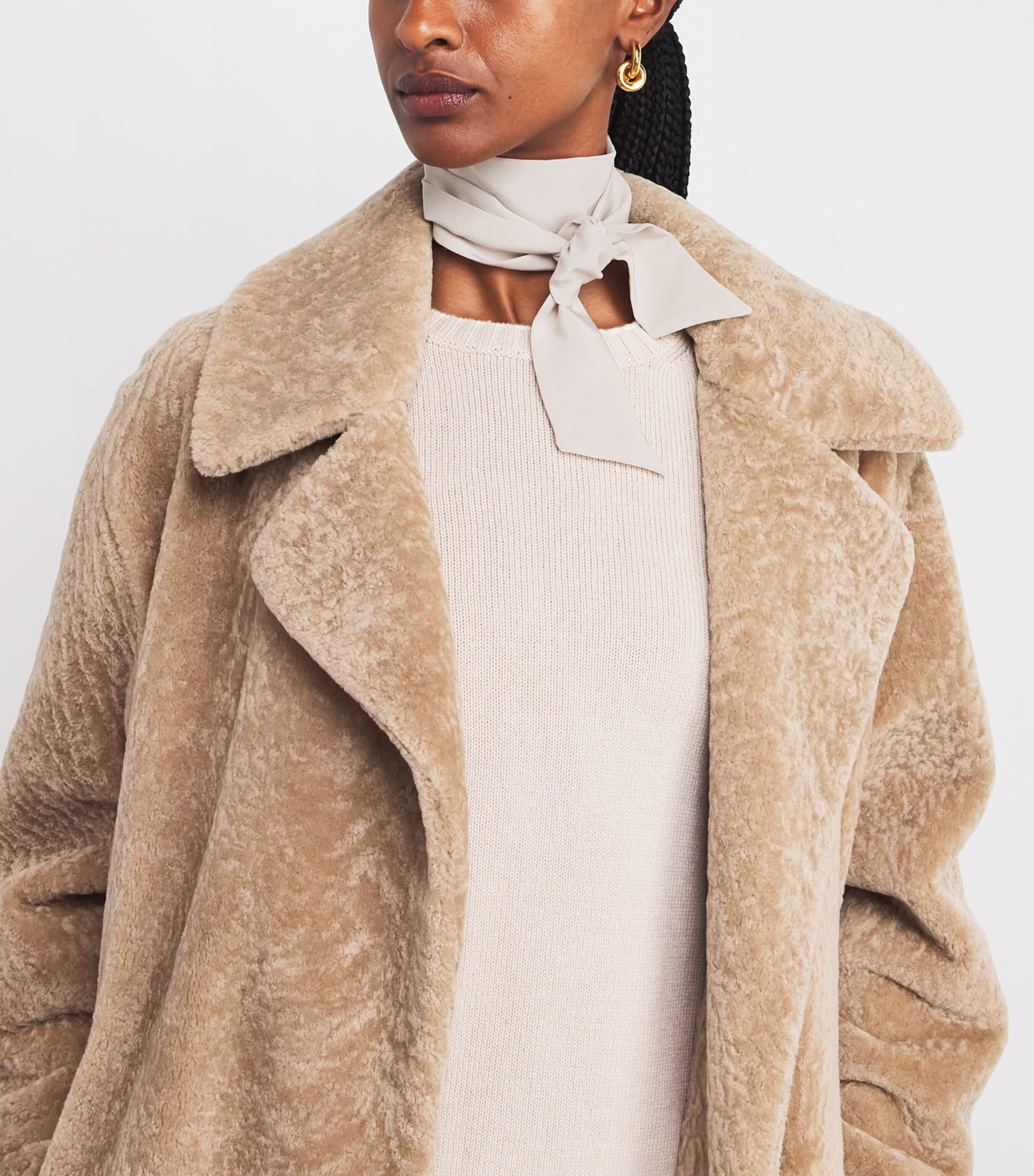 Silk Georgette Necktie SABBIA Image 4