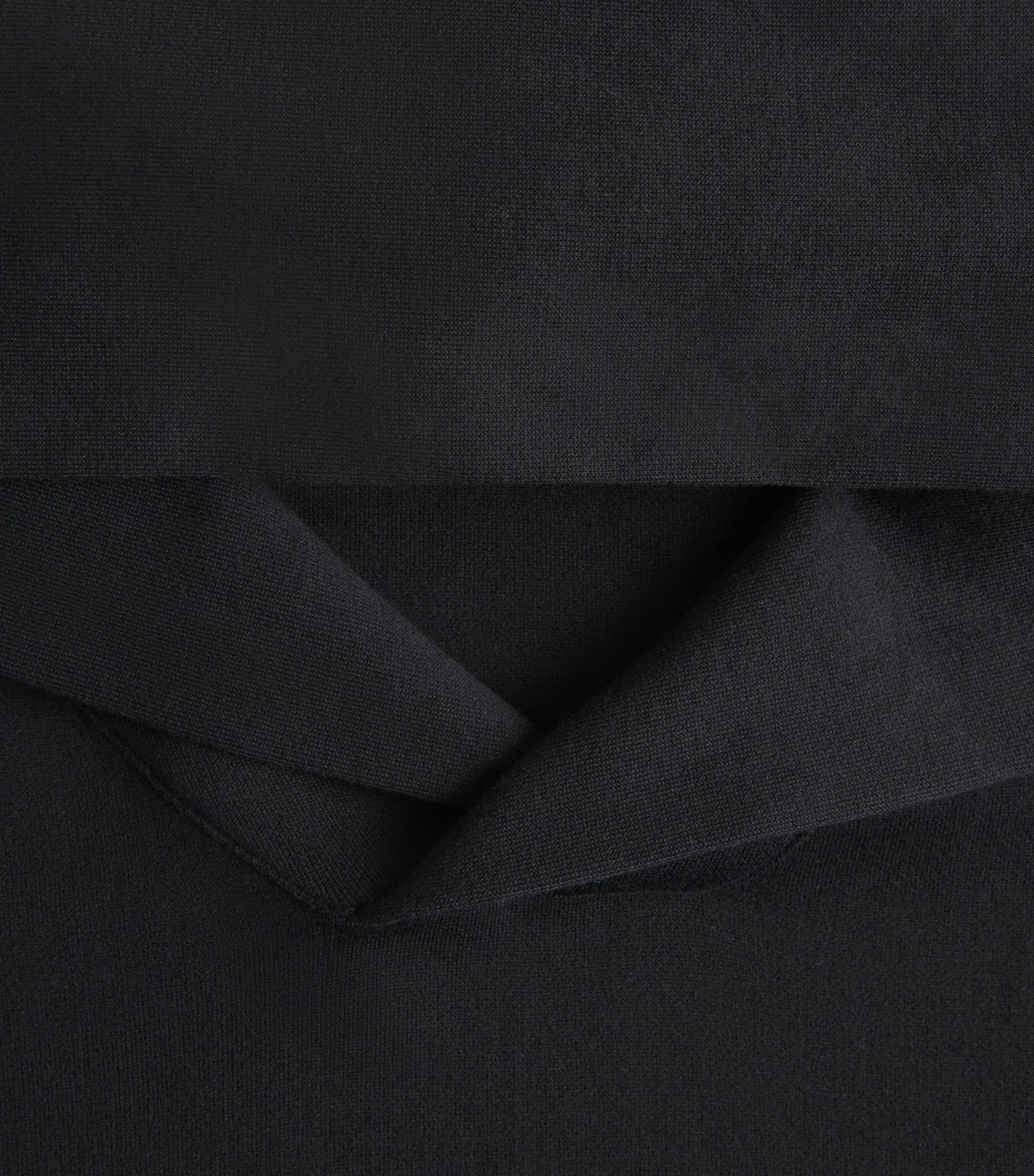 Fear Of God Mens Cotton-Blend Double-Knit Hoodie Black / Image 6