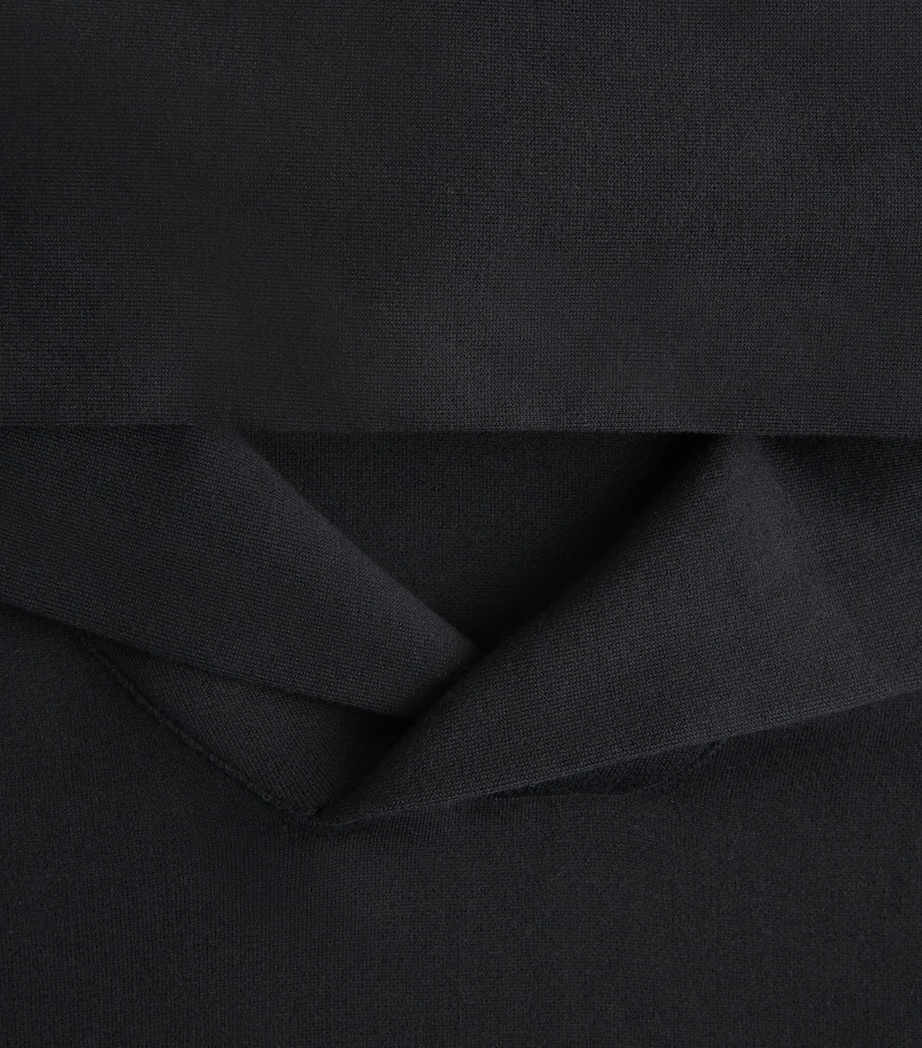 Fear Of God Mens Cotton-Blend Double-Knit Hoodie Black / Image 6