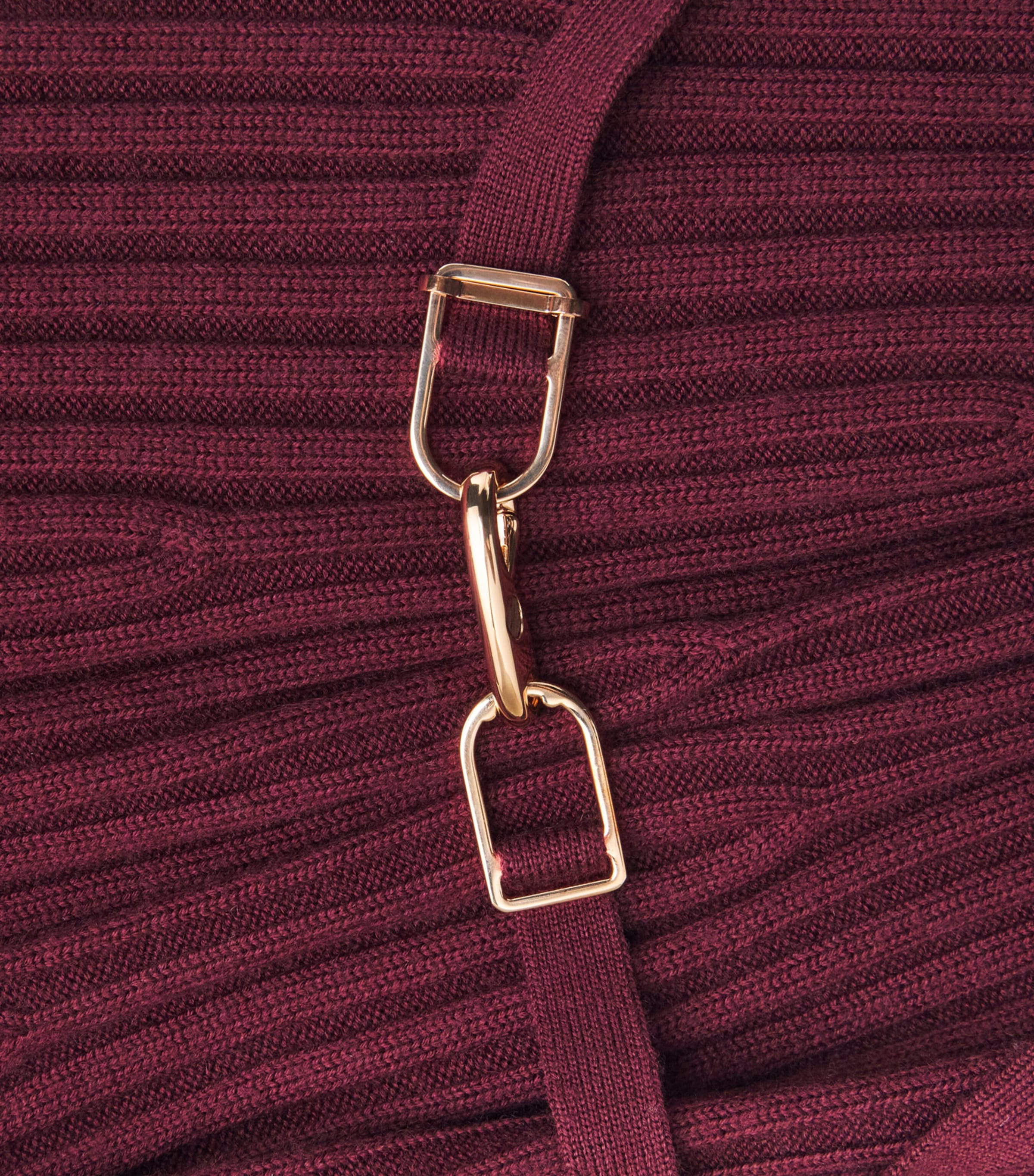 Gabriela Hearst Womens Merino Wool-Cashmere Meier Knit Dress Bdx Bordeaux Image 7