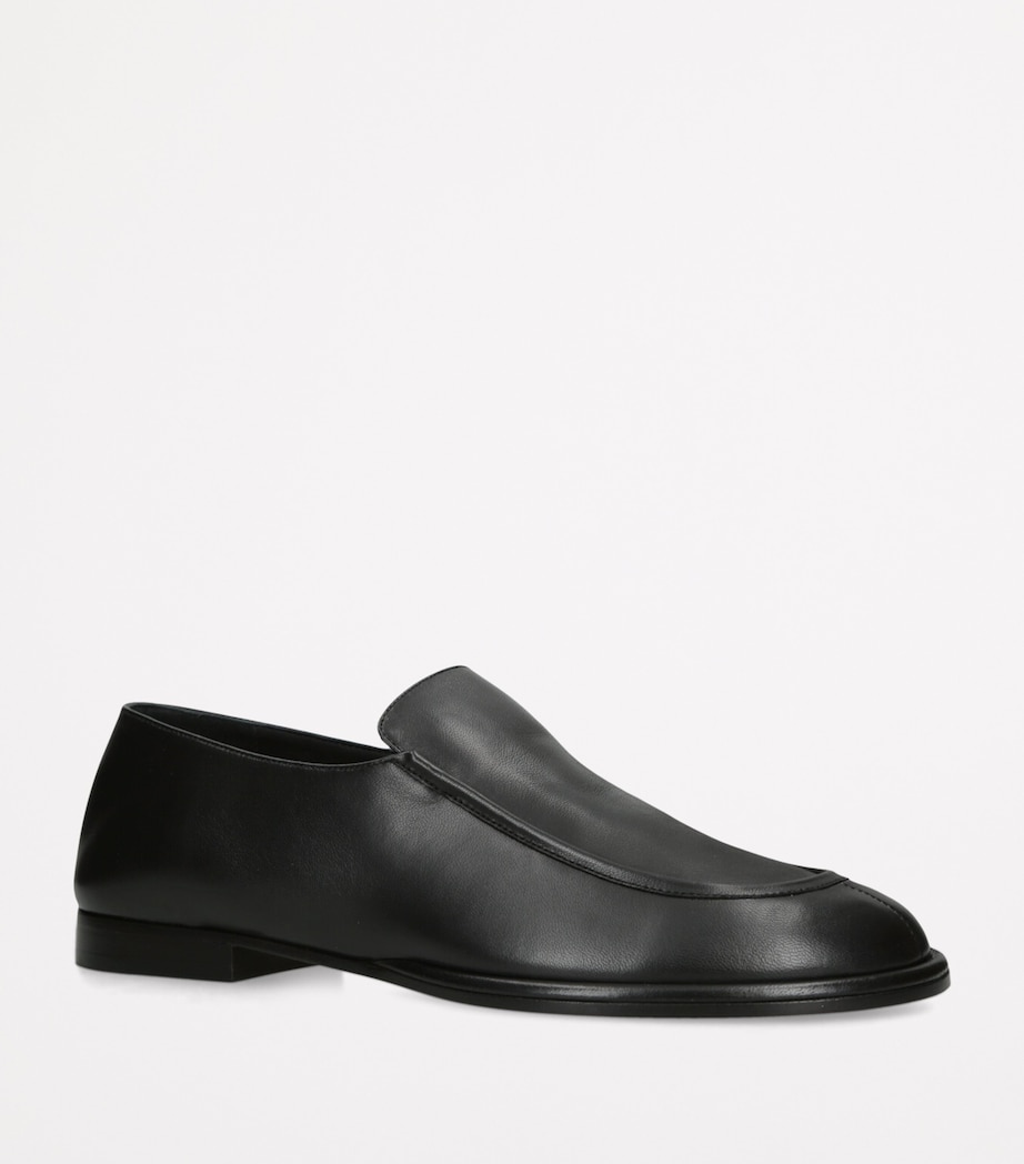 Leather Polaris Loafers BLACK Image 3