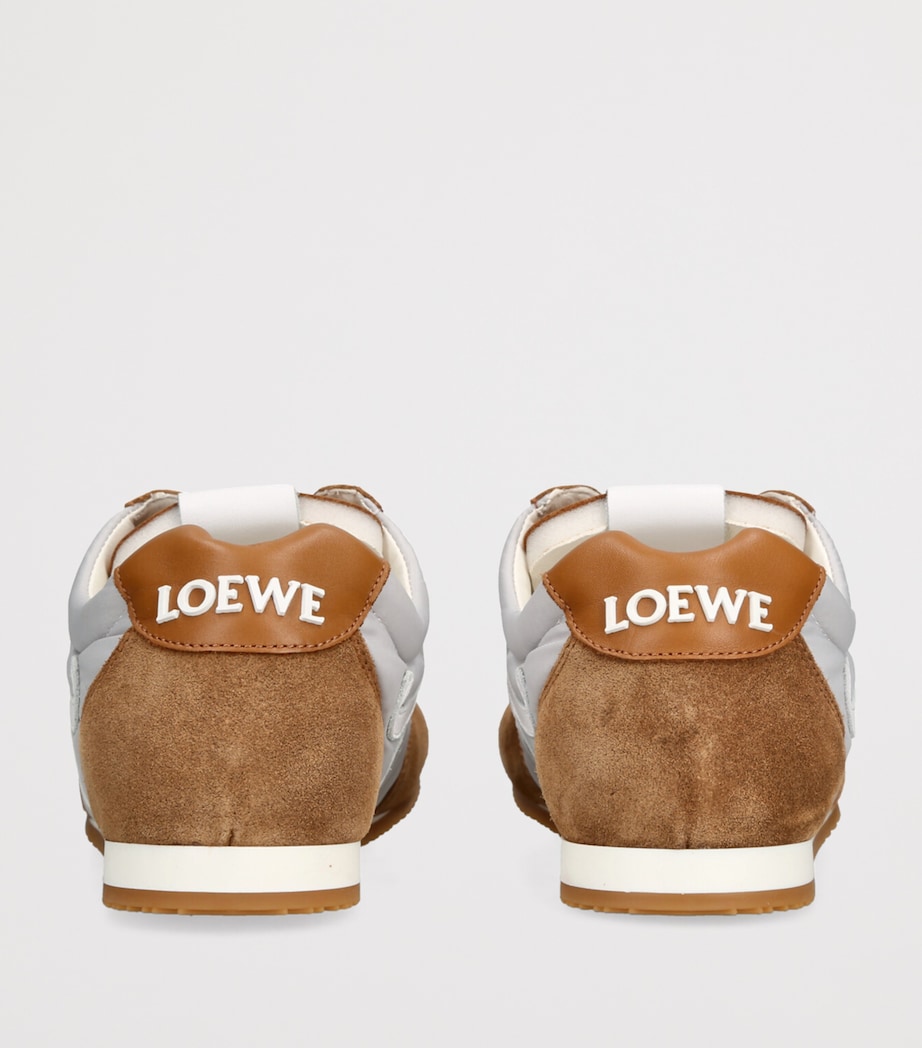 Leather Ballet Runner 2.0 Sneakers TAN COMB Image 2