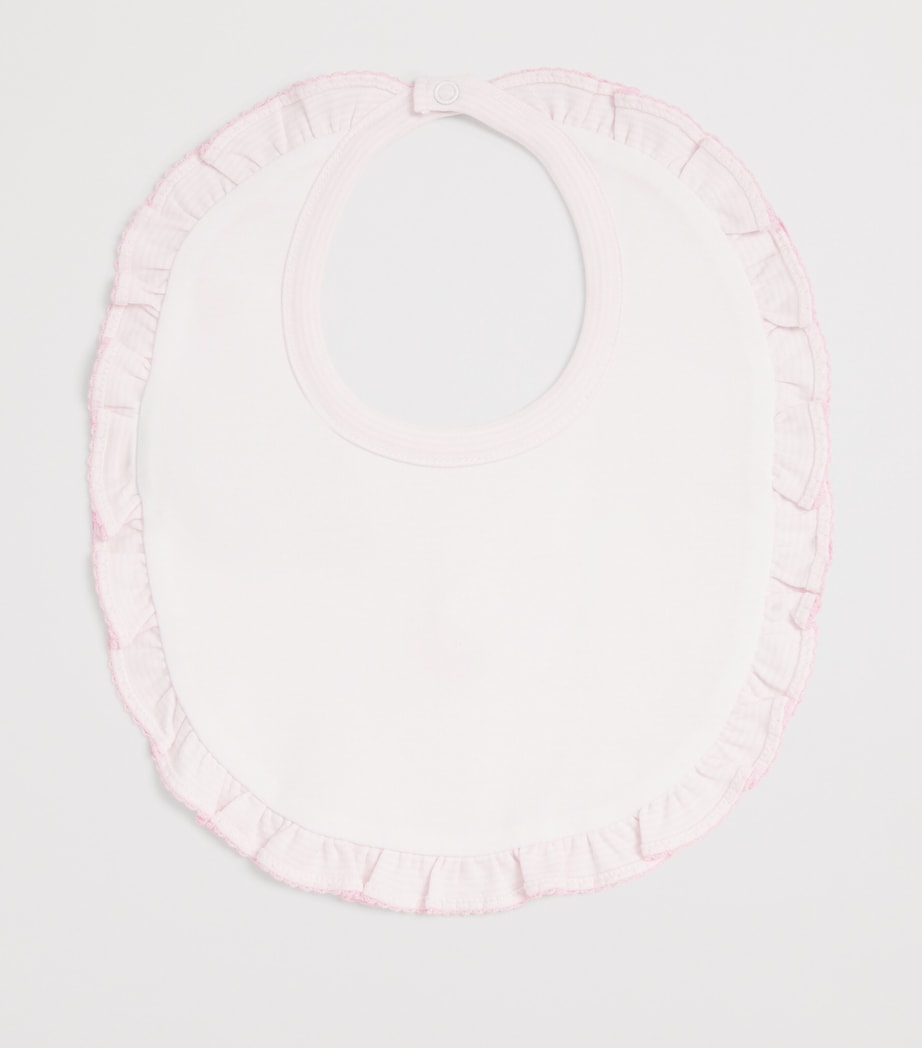 Kissy Kissy Pima Cotton Lemon Blossoms Bib Image 2