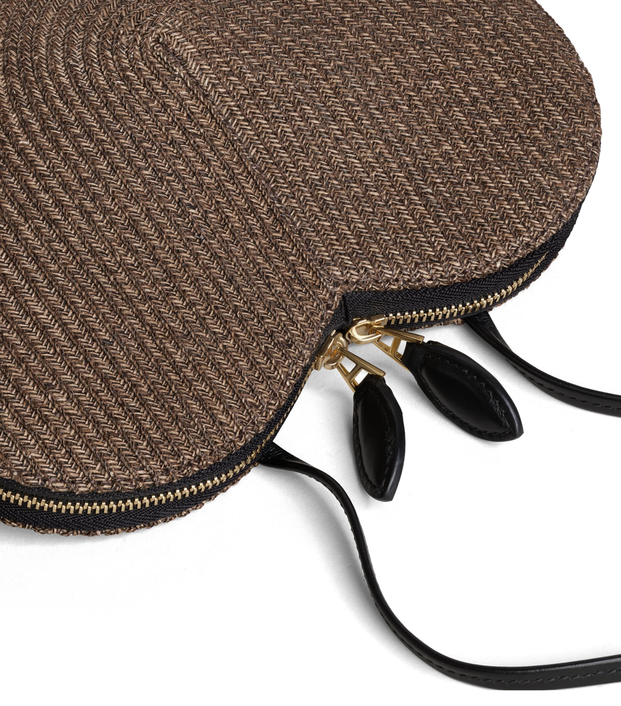 Alaïa Raffia Le Coeur Shoulder Bag Brown Image 3