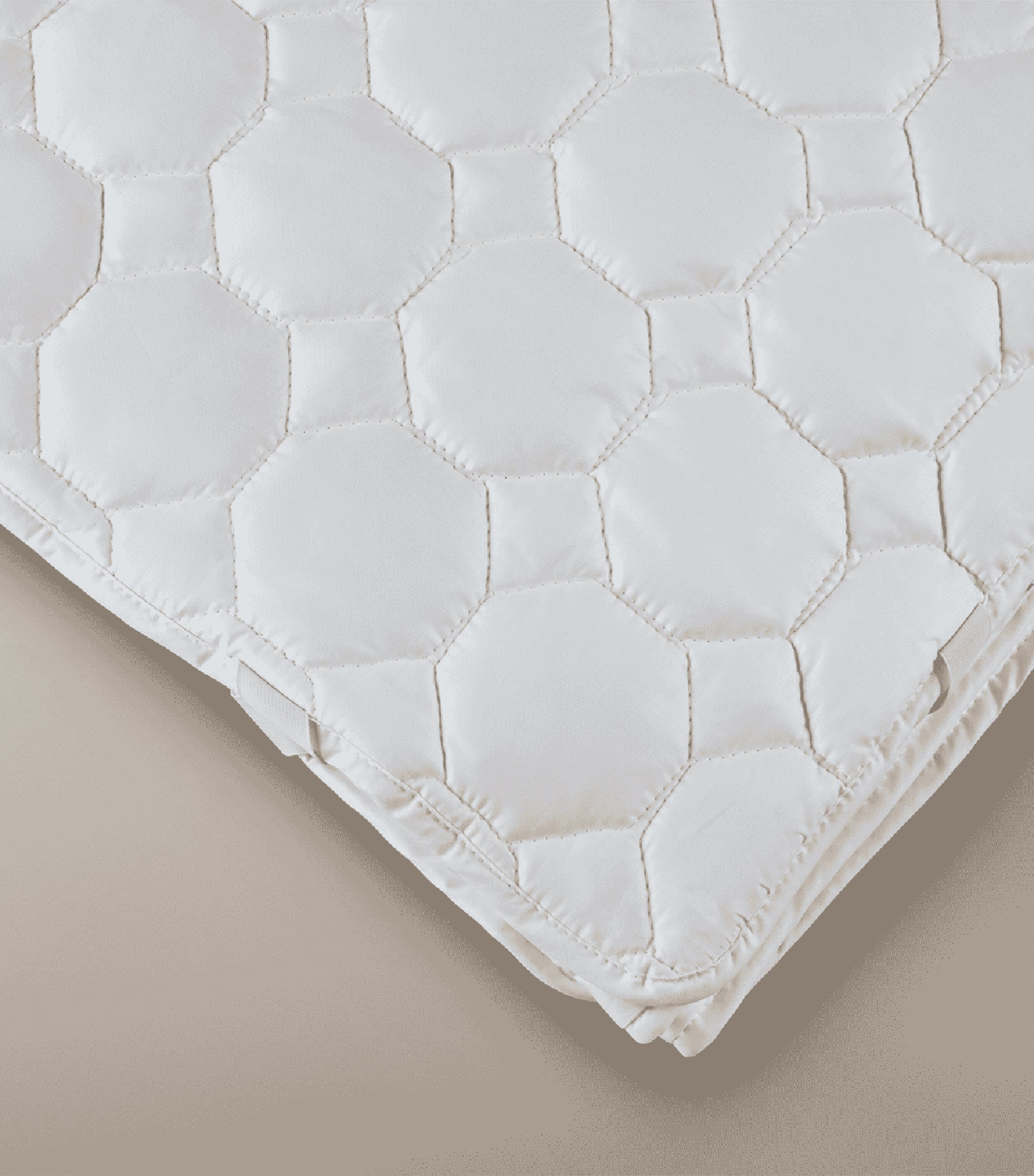 Pure Cotton King Mattress Protector (150cm x 200cm) WHITE Image 3