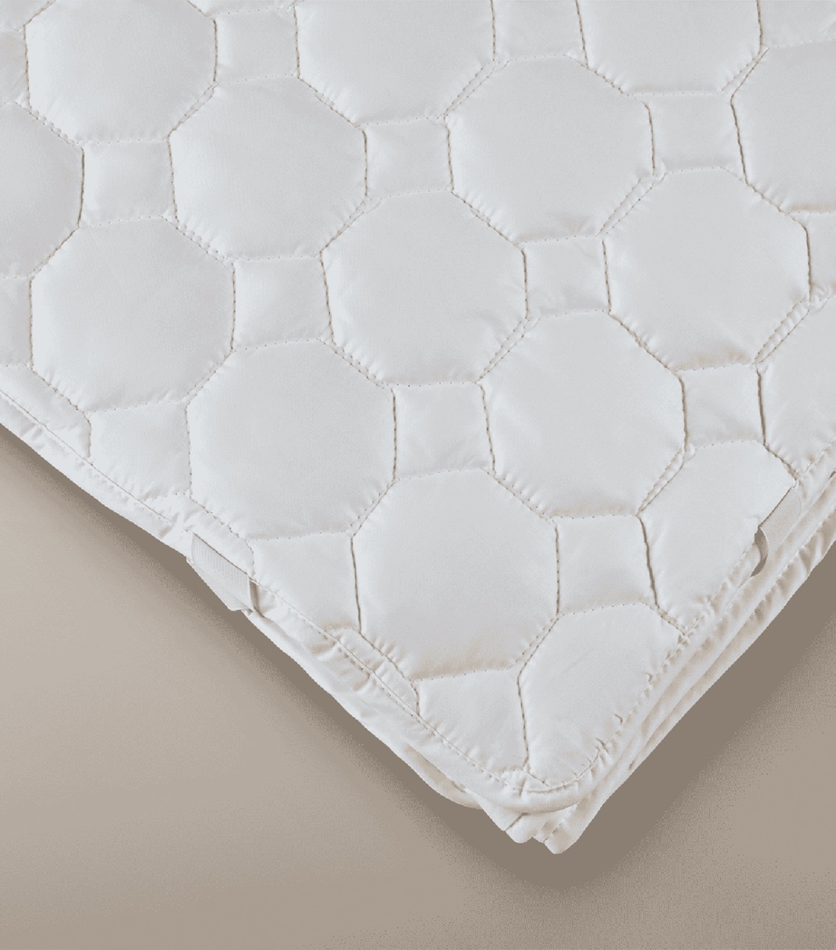 Pure Cotton King Mattress Protector (150cm x 200cm) WHITE Image 3