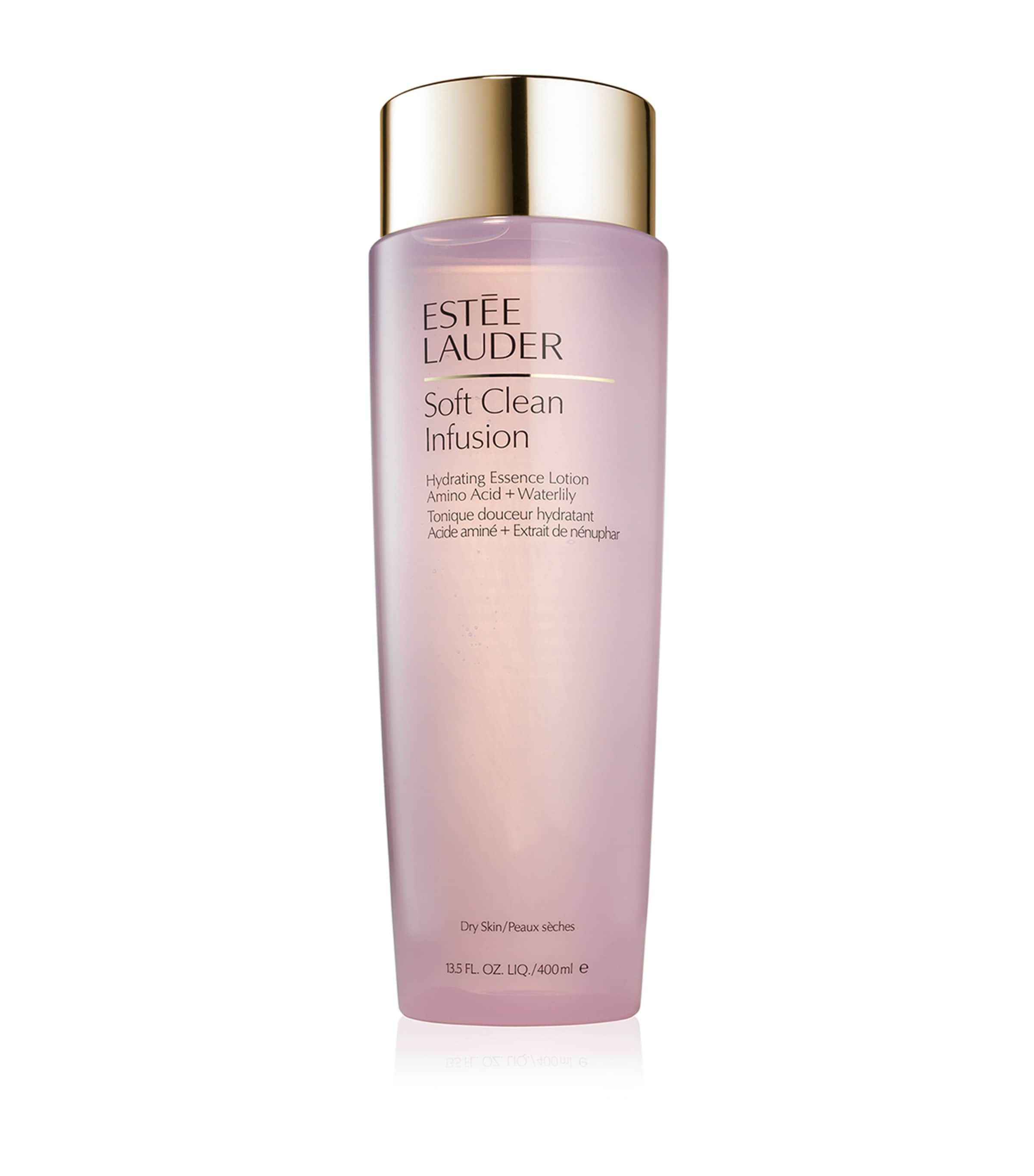 Estée Lauder Soft Clean Infusion Hydrating Essence Lotion with Amino Acid + Waterlily (400ml) | Skincare | Face Serums | Designers | Estée Lauder